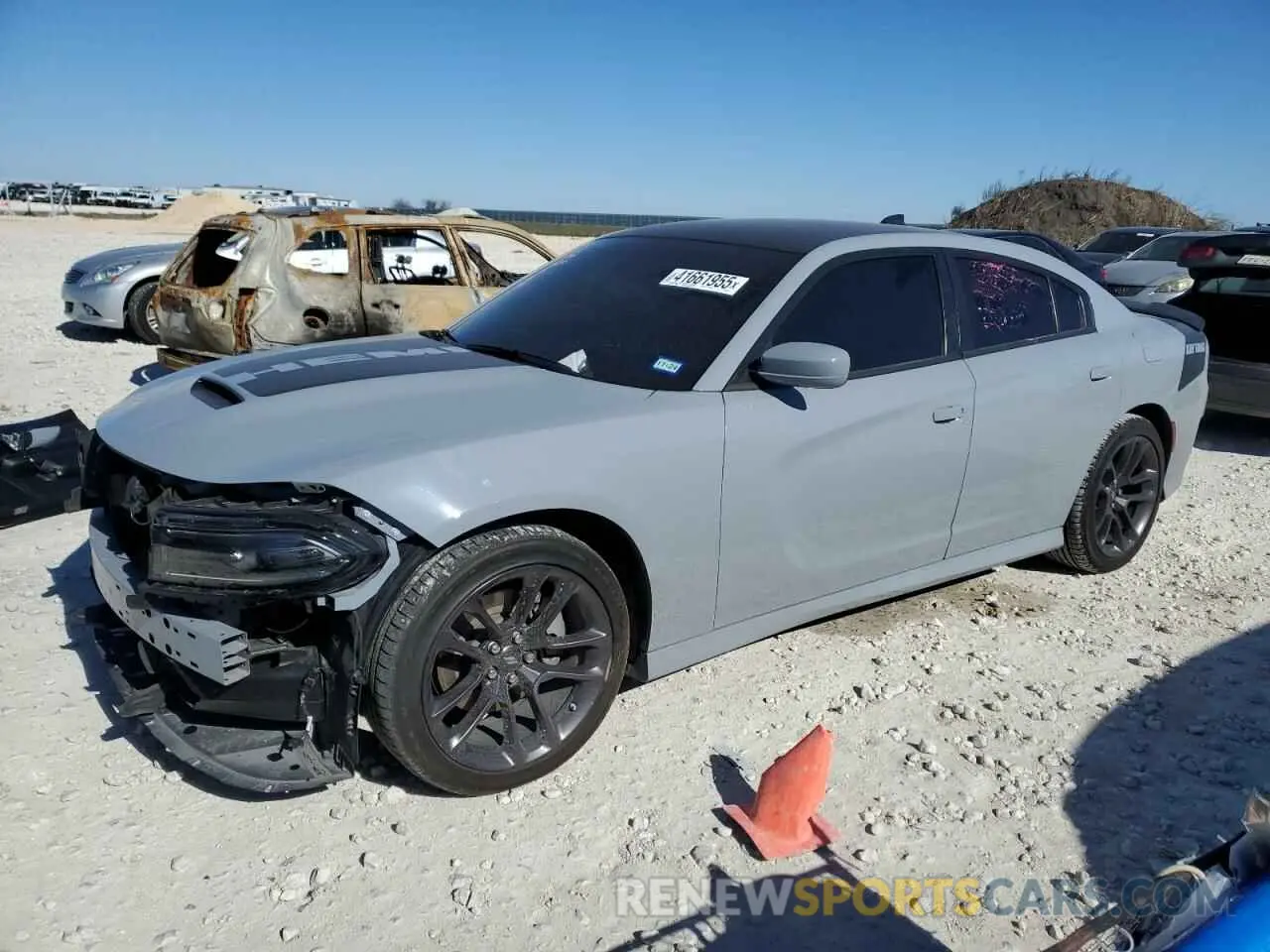 1 fotografías del automóvil dañado 2C3CDXCTXNH217305 DODGE CHARGER 2022