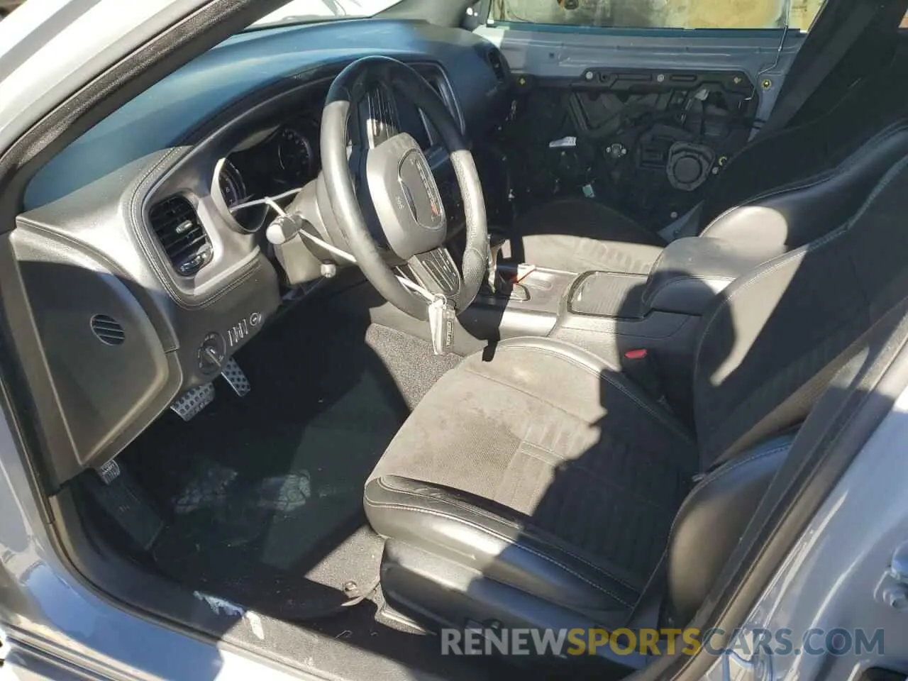 7 fotografías del automóvil dañado 2C3CDXCTXNH217305 DODGE CHARGER 2022