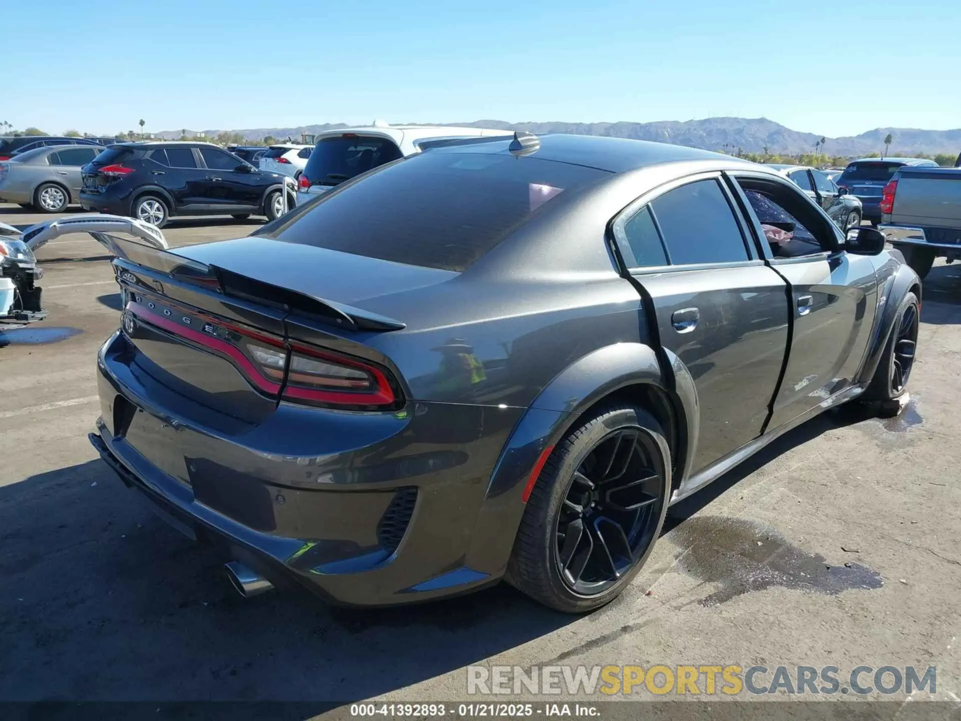 4 fotografías del automóvil dañado 2C3CDXGJ1NH204130 DODGE CHARGER 2022