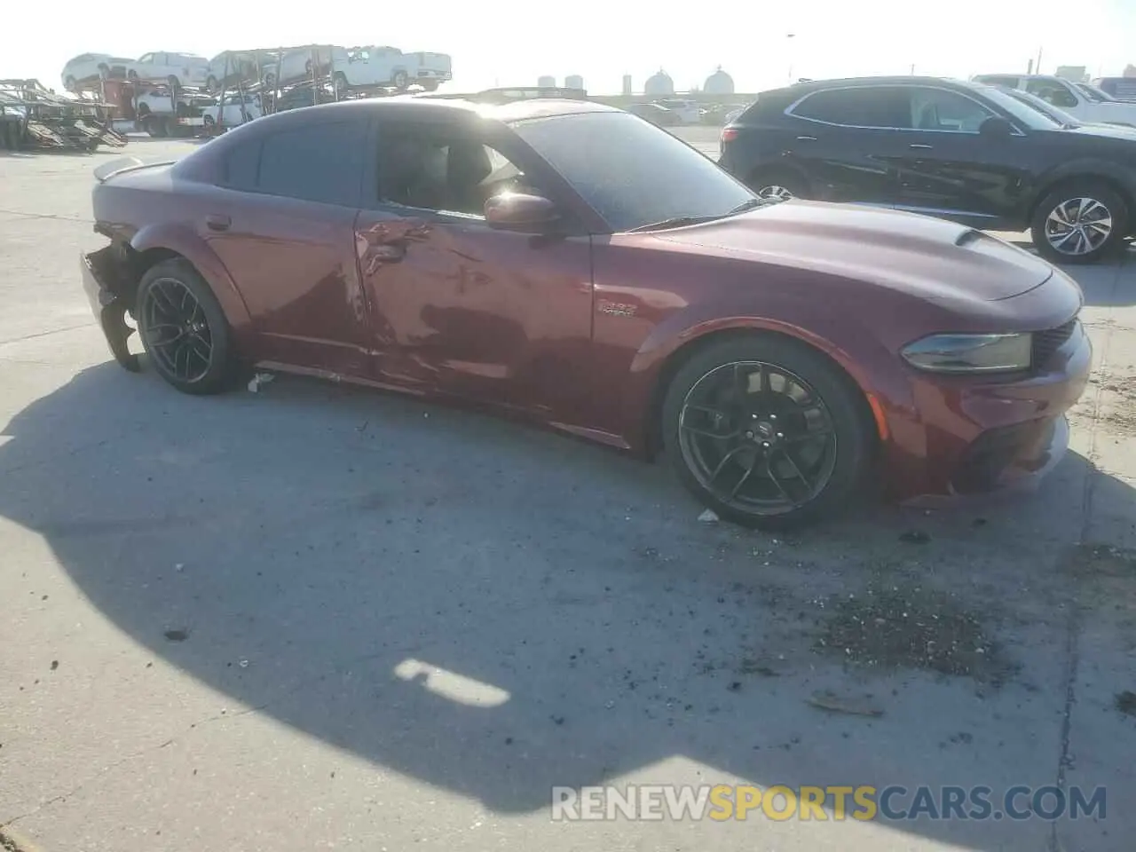 4 fotografías del automóvil dañado 2C3CDXGJ2NH159487 DODGE CHARGER 2022