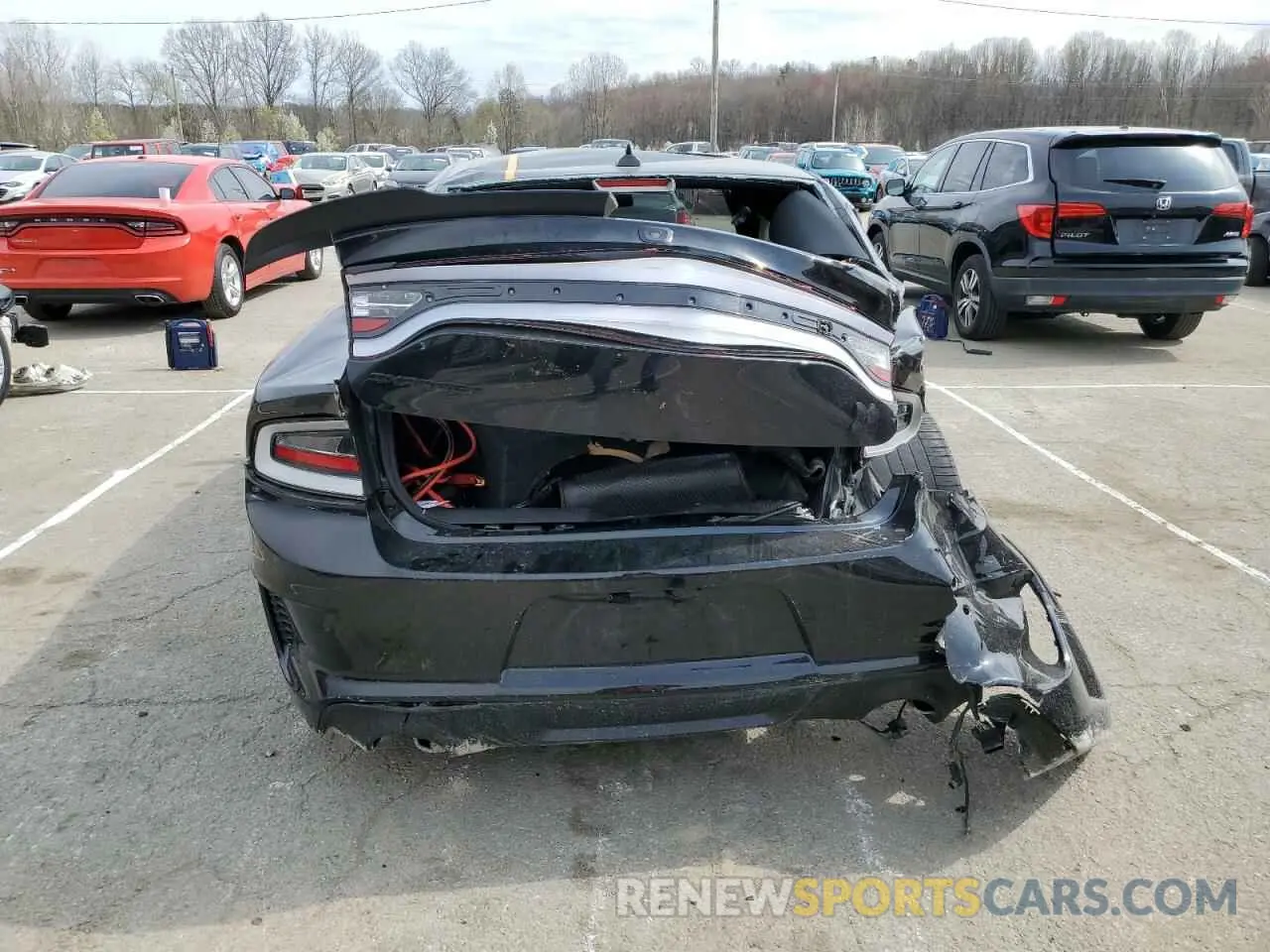 6 fotografías del automóvil dañado 2C3CDXGJ3NH147994 DODGE CHARGER 2022