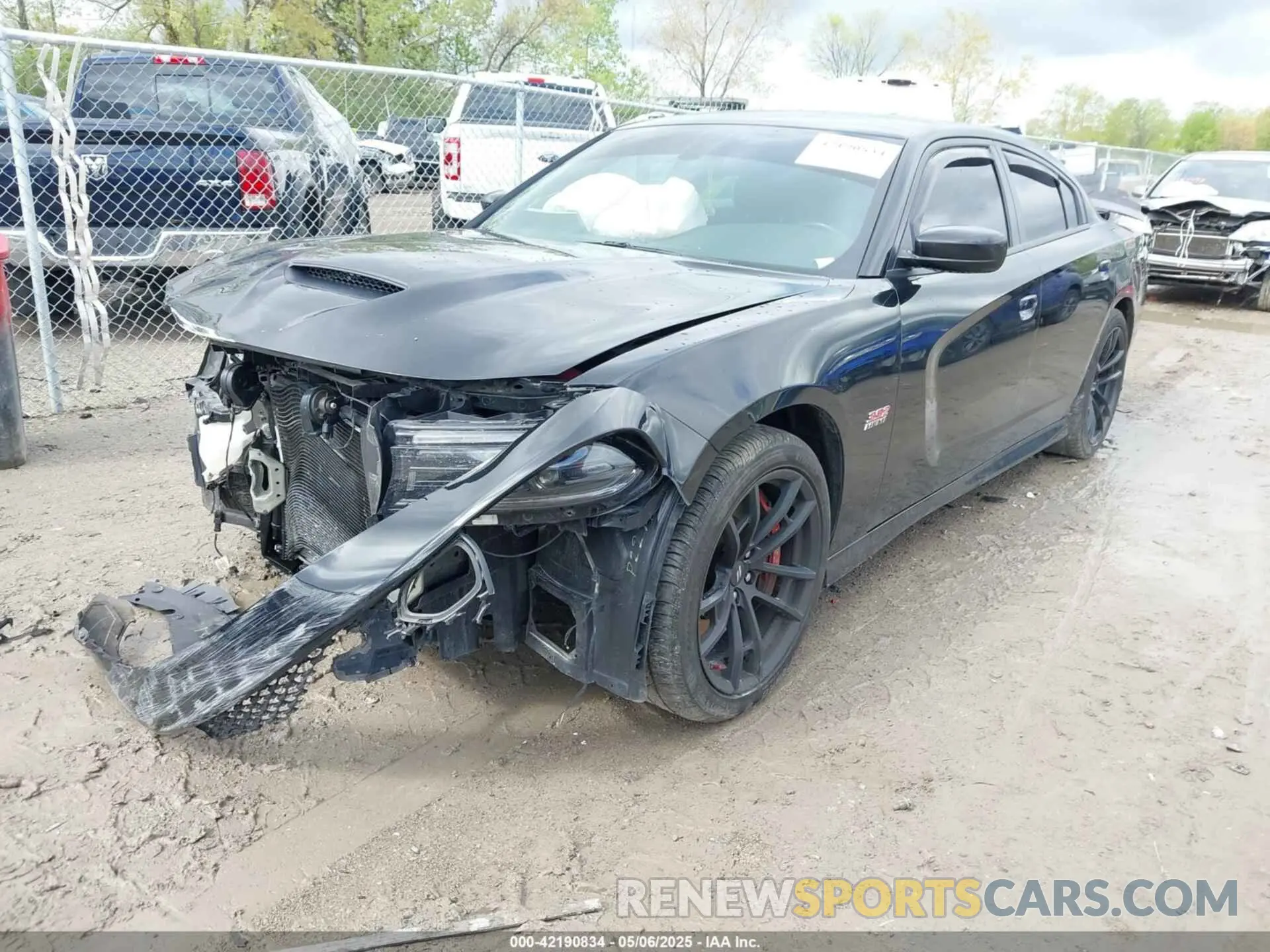2 fotografías del automóvil dañado 2C3CDXGJ4NH178199 DODGE CHARGER 2022
