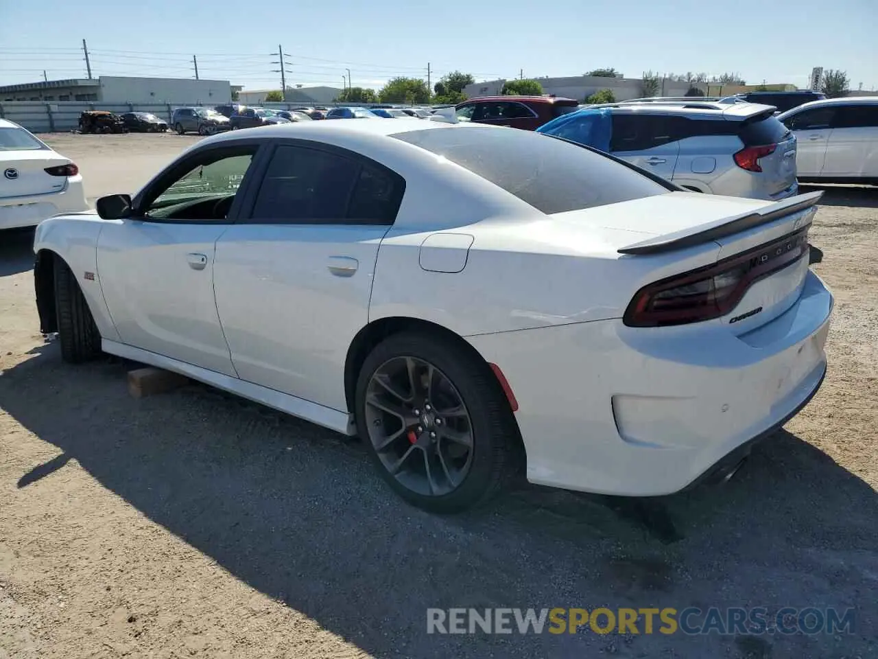 2 fotografías del automóvil dañado 2C3CDXGJ6NH220596 DODGE CHARGER 2022