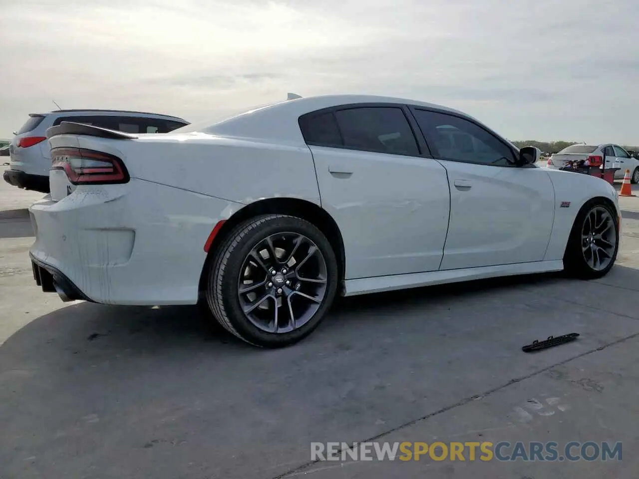 3 fotografías del automóvil dañado 2C3CDXGJ6NH257129 DODGE CHARGER 2022