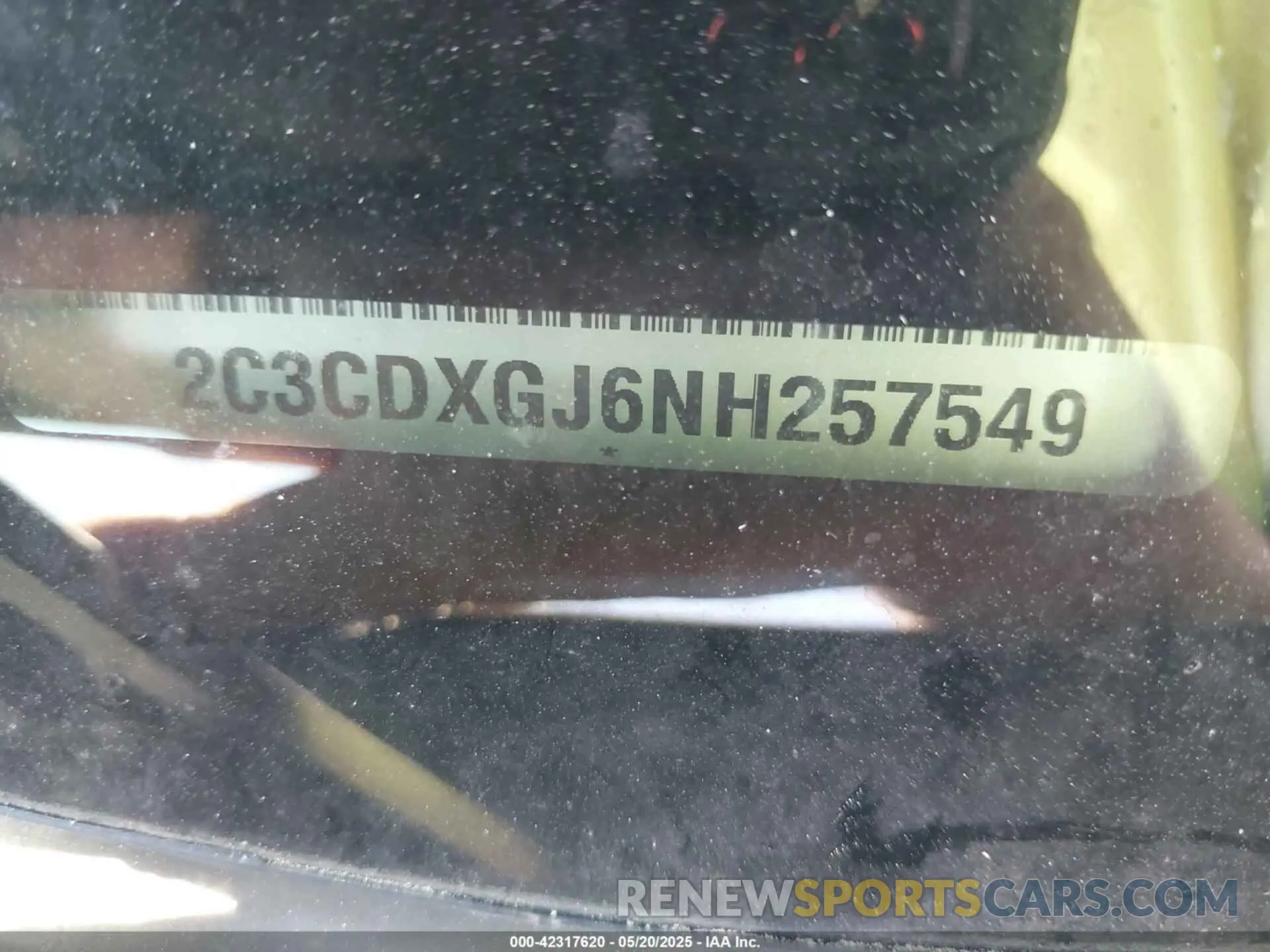 18 fotografías del automóvil dañado 2C3CDXGJ6NH257549 DODGE CHARGER 2022