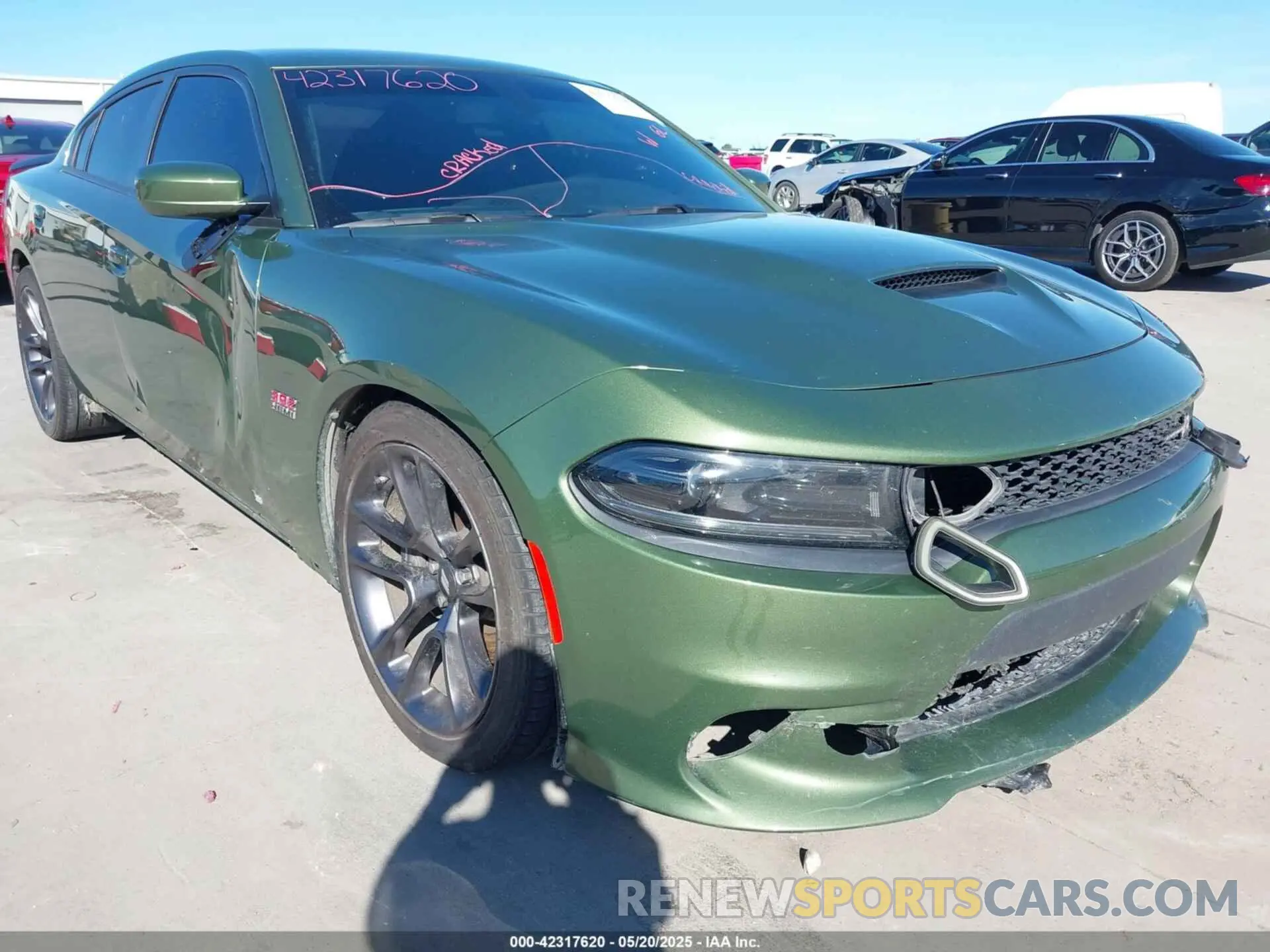 6 fotografías del automóvil dañado 2C3CDXGJ6NH257549 DODGE CHARGER 2022