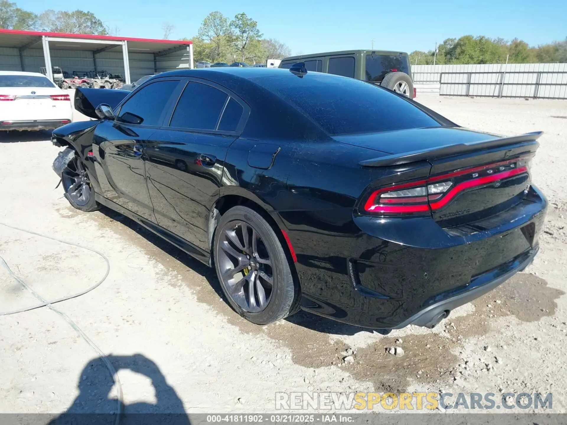 3 fotografías del automóvil dañado 2C3CDXGJ7NH125951 DODGE CHARGER 2022
