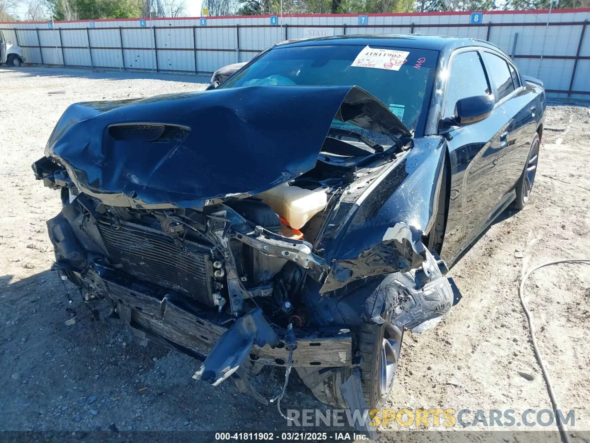 6 fotografías del automóvil dañado 2C3CDXGJ7NH125951 DODGE CHARGER 2022