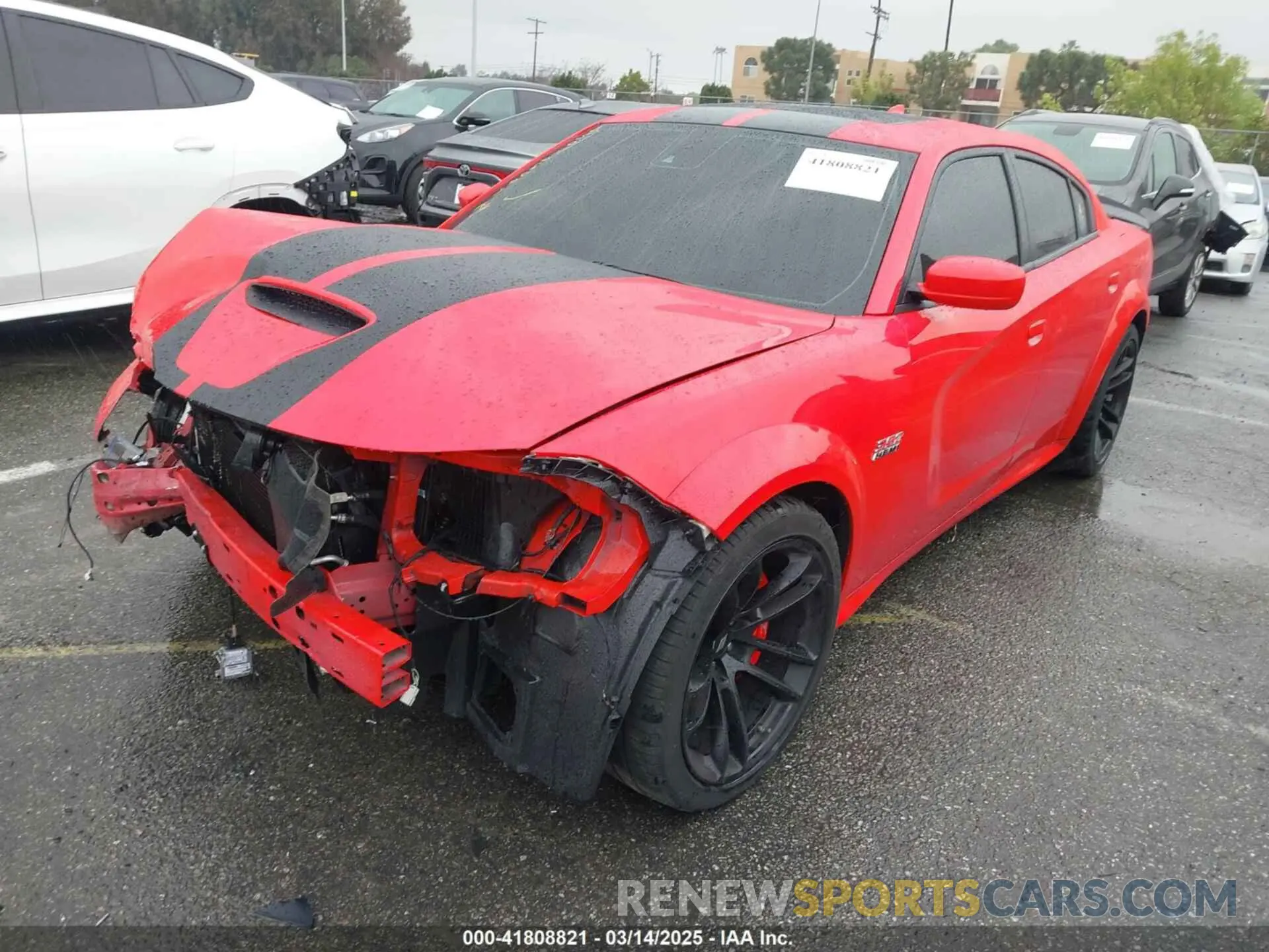 2 fotografías del automóvil dañado 2C3CDXGJ7NH229307 DODGE CHARGER 2022
