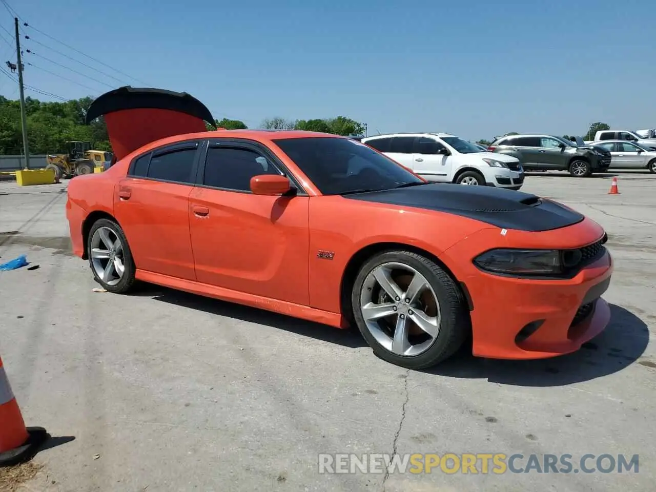 4 fotografías del automóvil dañado 2C3CDXGJ7NH257043 DODGE CHARGER 2022