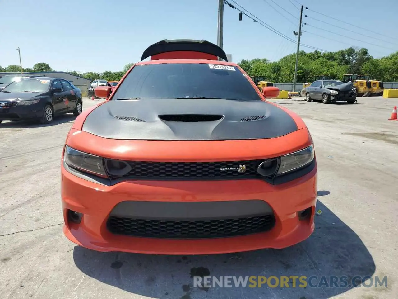 5 fotografías del automóvil dañado 2C3CDXGJ7NH257043 DODGE CHARGER 2022