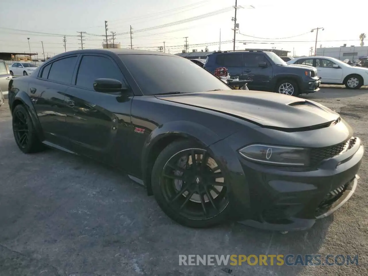 4 fotografías del automóvil dañado 2C3CDXGJ8NH130544 DODGE CHARGER 2022