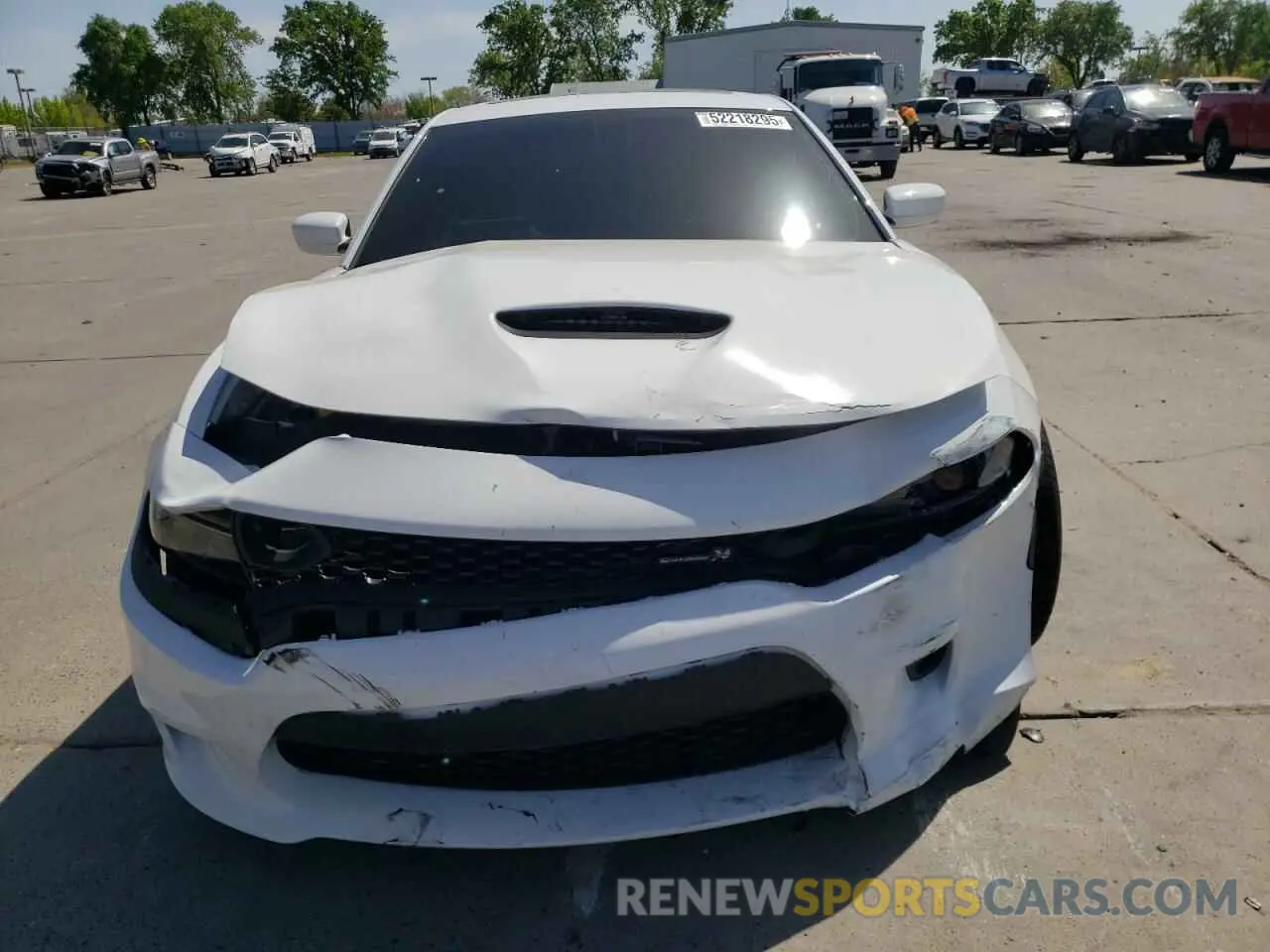 5 fotografías del automóvil dañado 2C3CDXGJ8NH246665 DODGE CHARGER 2022
