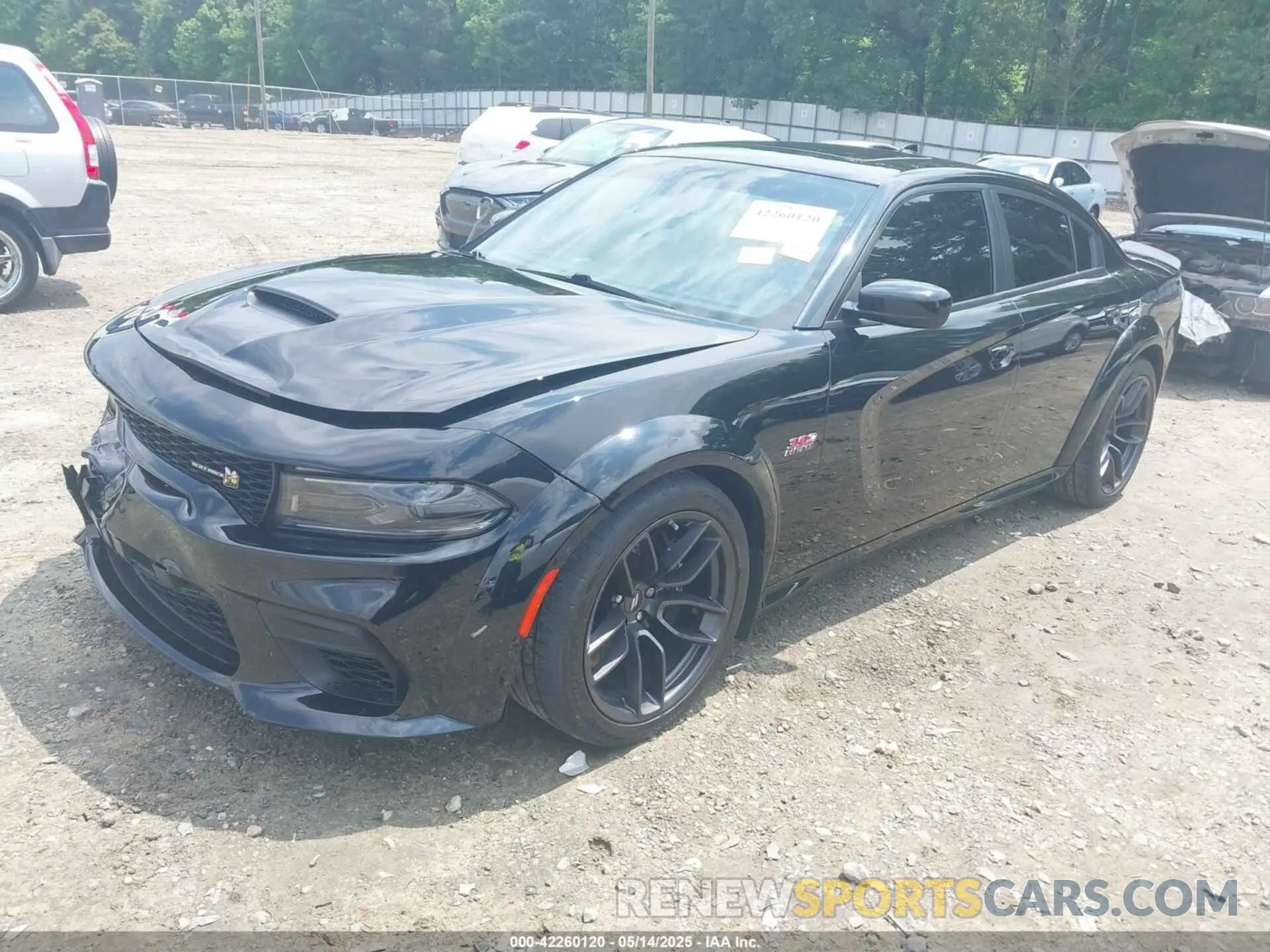 2 fotografías del automóvil dañado 2C3CDXGJXNH176201 DODGE CHARGER 2022