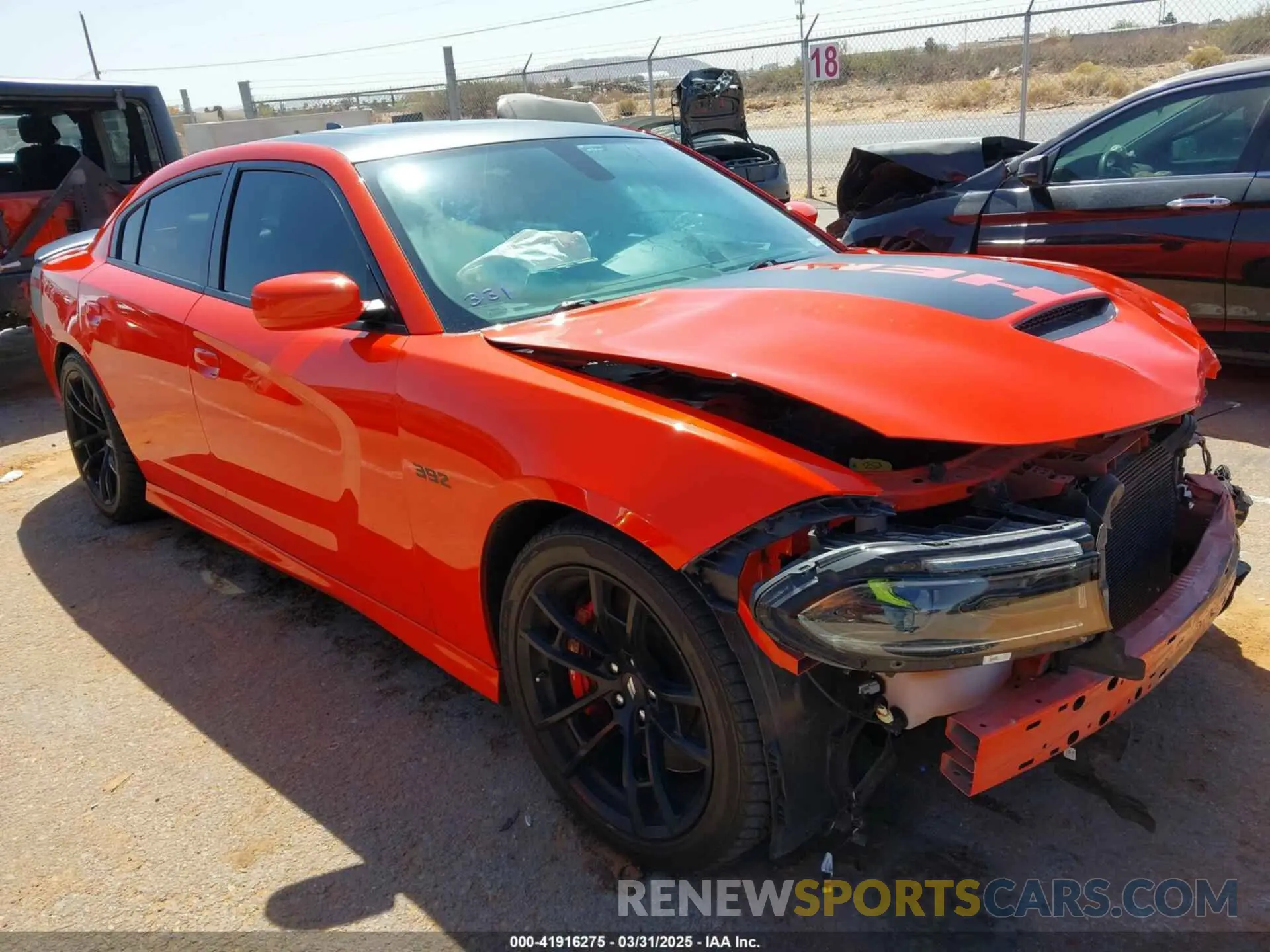 1 fotografías del automóvil dañado 2C3CDXGJXNH237188 DODGE CHARGER 2022