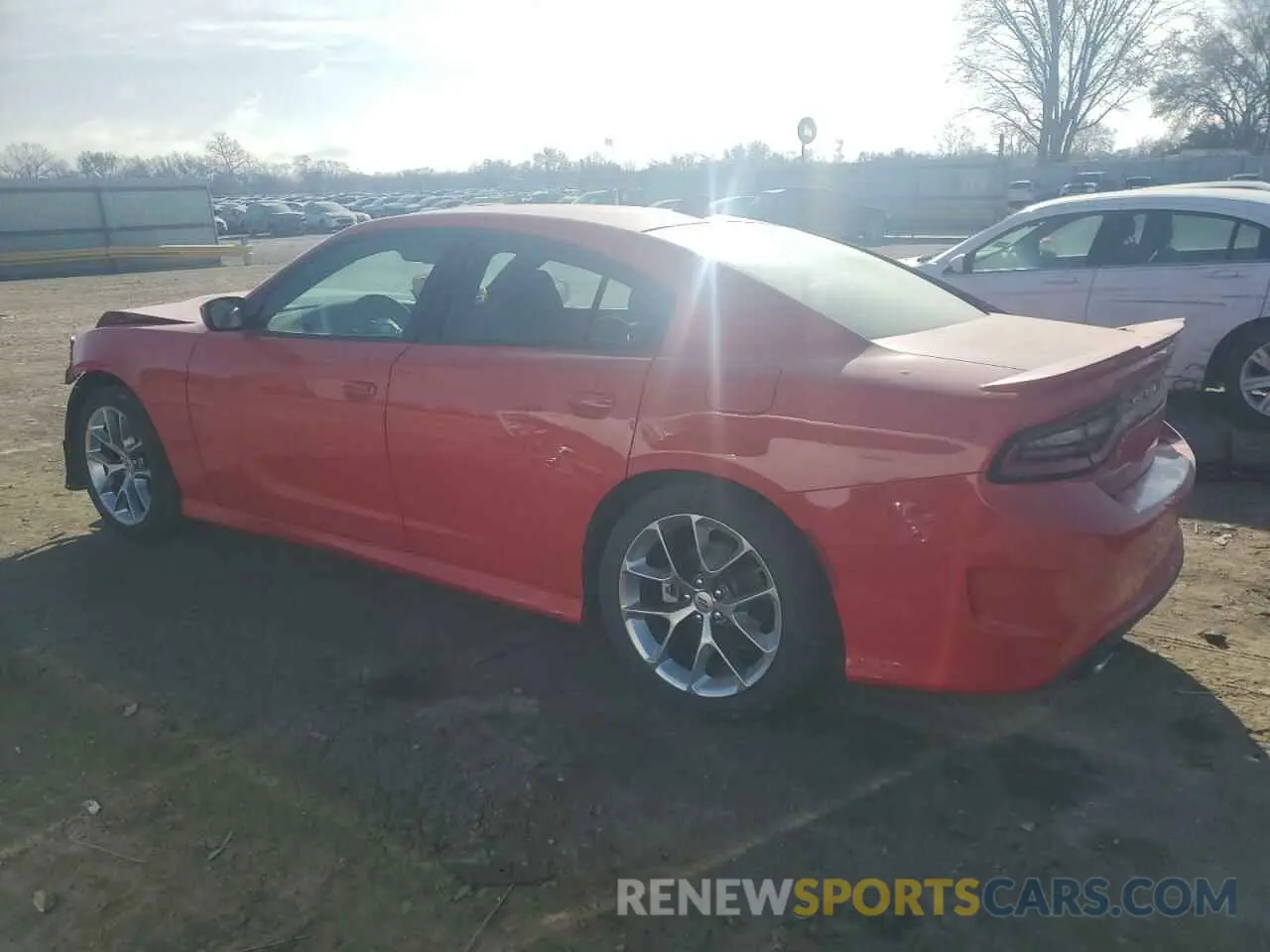 2 fotografías del automóvil dañado 2C3CDXHG0NH149835 DODGE CHARGER 2022