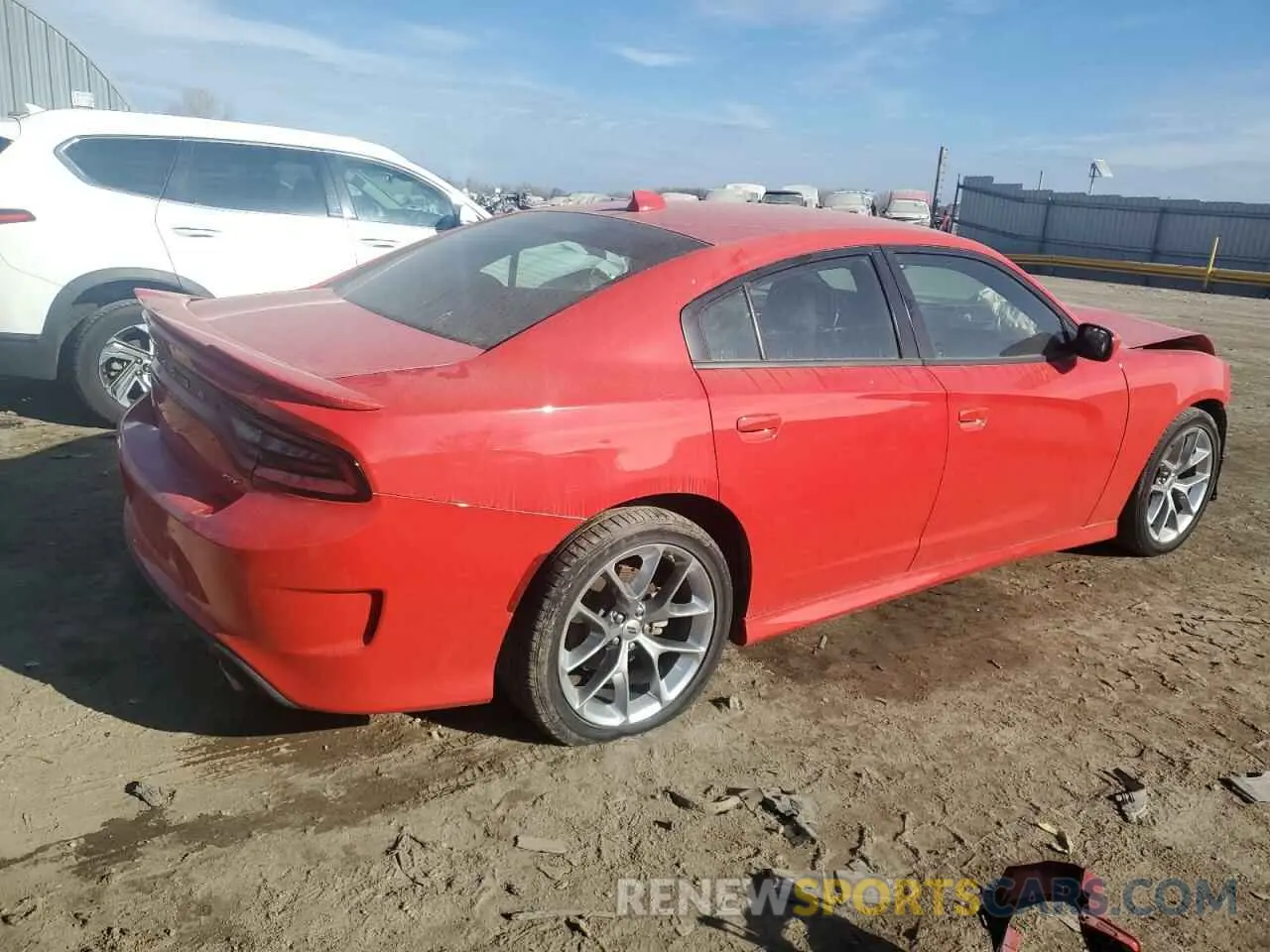 3 fotografías del automóvil dañado 2C3CDXHG0NH149835 DODGE CHARGER 2022