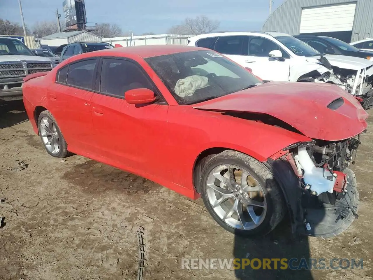 4 fotografías del automóvil dañado 2C3CDXHG0NH149835 DODGE CHARGER 2022