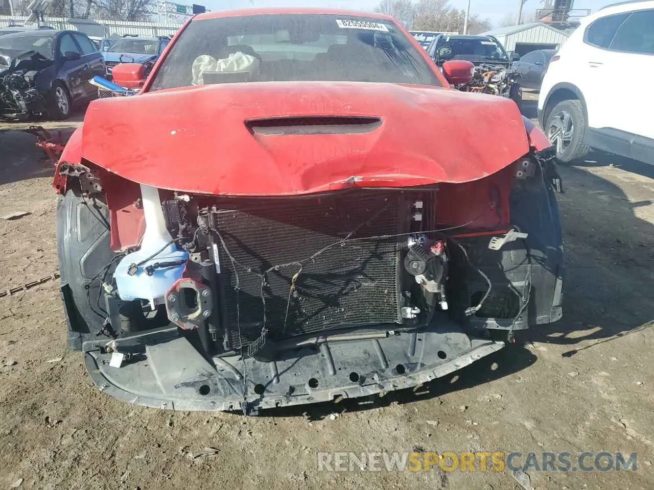 5 fotografías del automóvil dañado 2C3CDXHG0NH149835 DODGE CHARGER 2022
