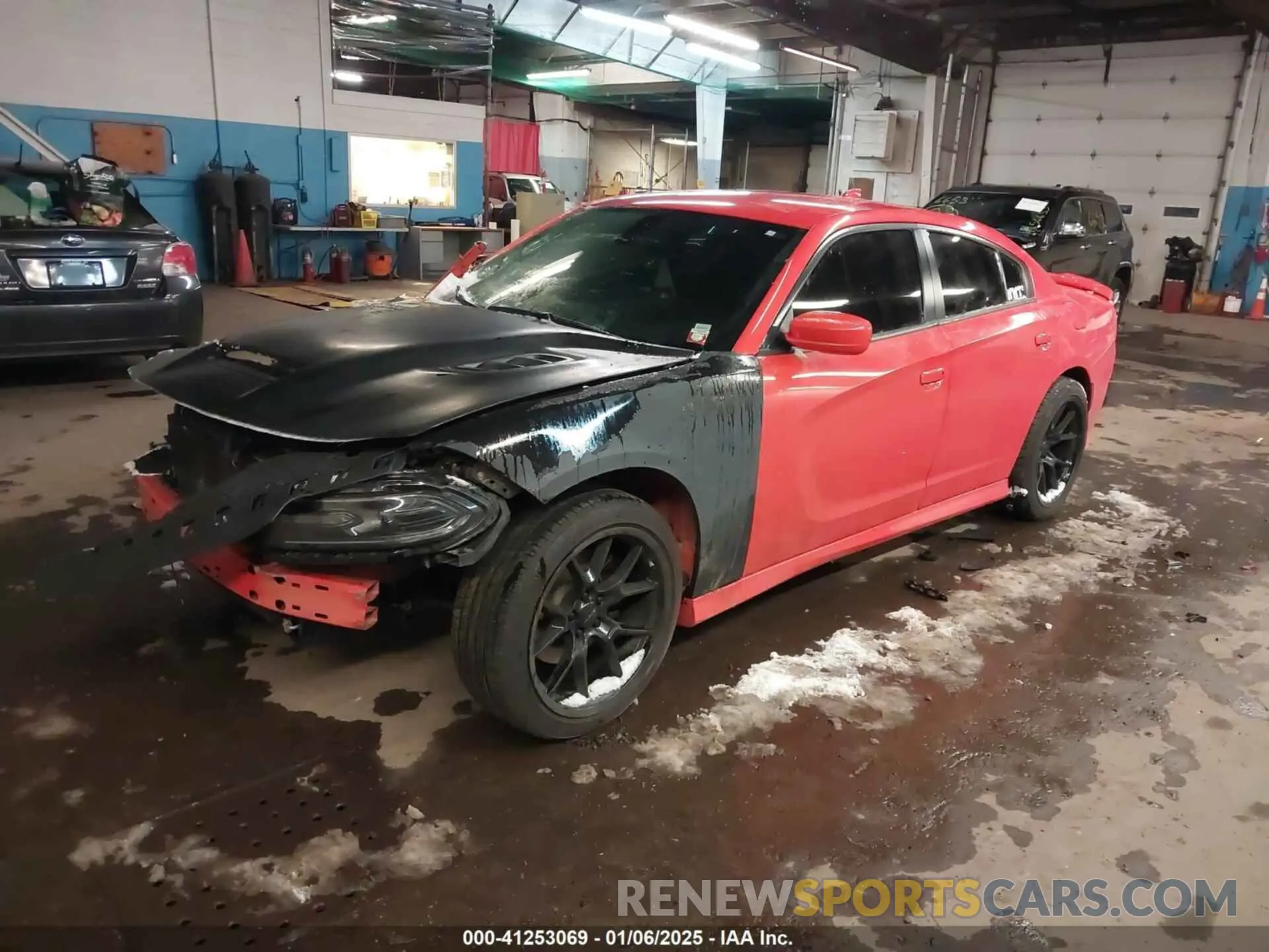 2 fotografías del automóvil dañado 2C3CDXHG1NH119209 DODGE CHARGER 2022