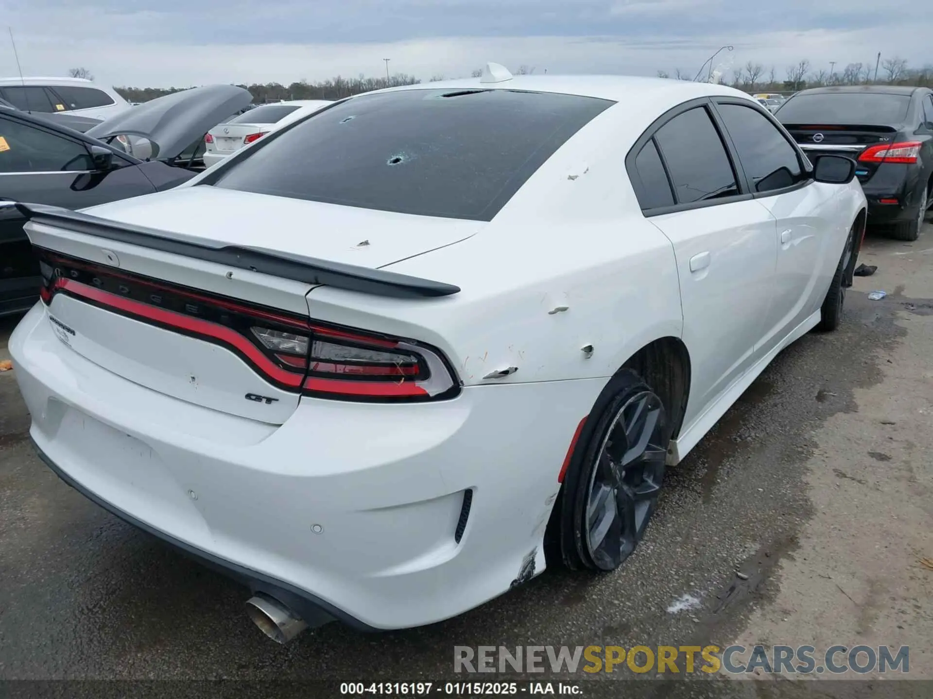 4 fotografías del automóvil dañado 2C3CDXHG1NH130534 DODGE CHARGER 2022