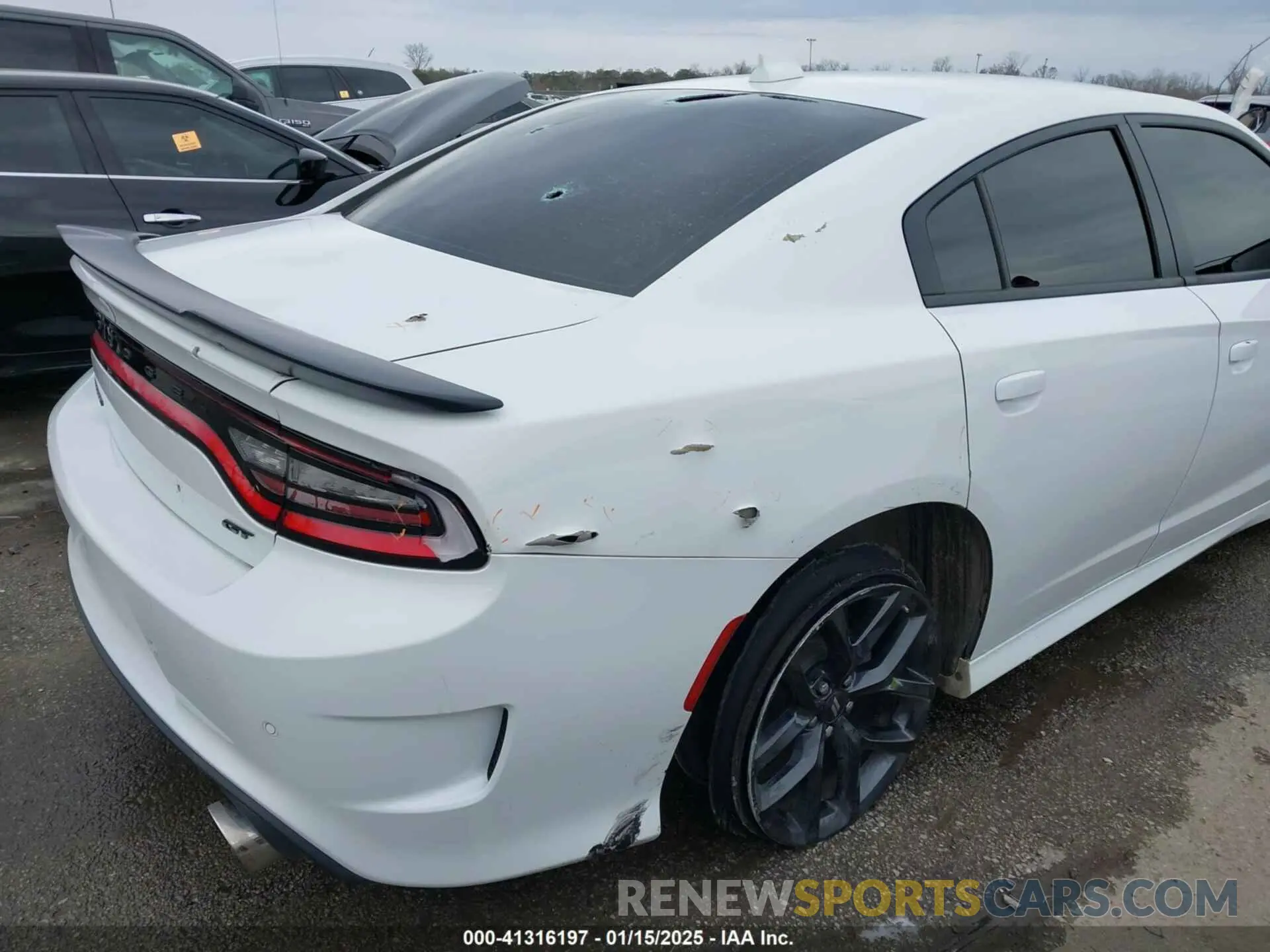 6 fotografías del automóvil dañado 2C3CDXHG1NH130534 DODGE CHARGER 2022