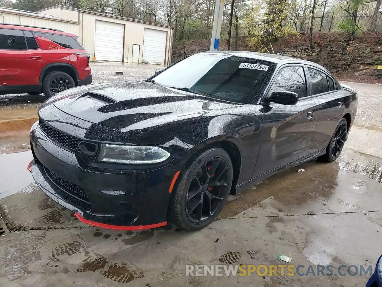 1 fotografías del automóvil dañado 2C3CDXHG1NH149732 DODGE CHARGER 2022