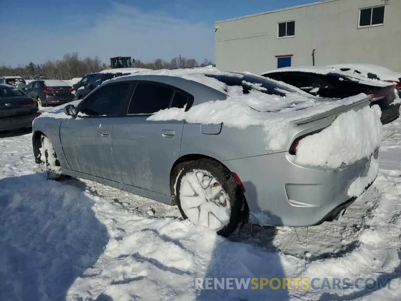 2 fotografías del automóvil dañado 2C3CDXHG2NH125746 DODGE CHARGER 2022