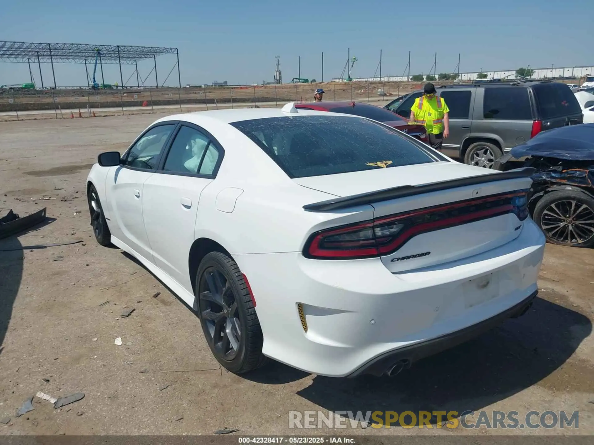 3 fotografías del automóvil dañado 2C3CDXHG2NH197580 DODGE CHARGER 2022