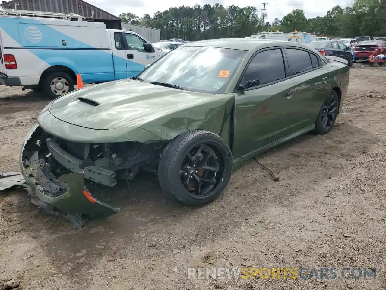 1 fotografías del automóvil dañado 2C3CDXHG3NH221434 DODGE CHARGER 2022