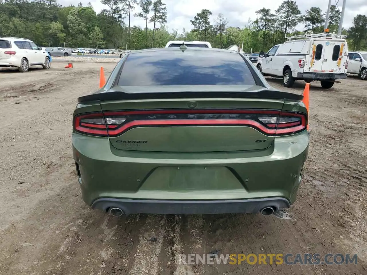6 fotografías del automóvil dañado 2C3CDXHG3NH221434 DODGE CHARGER 2022