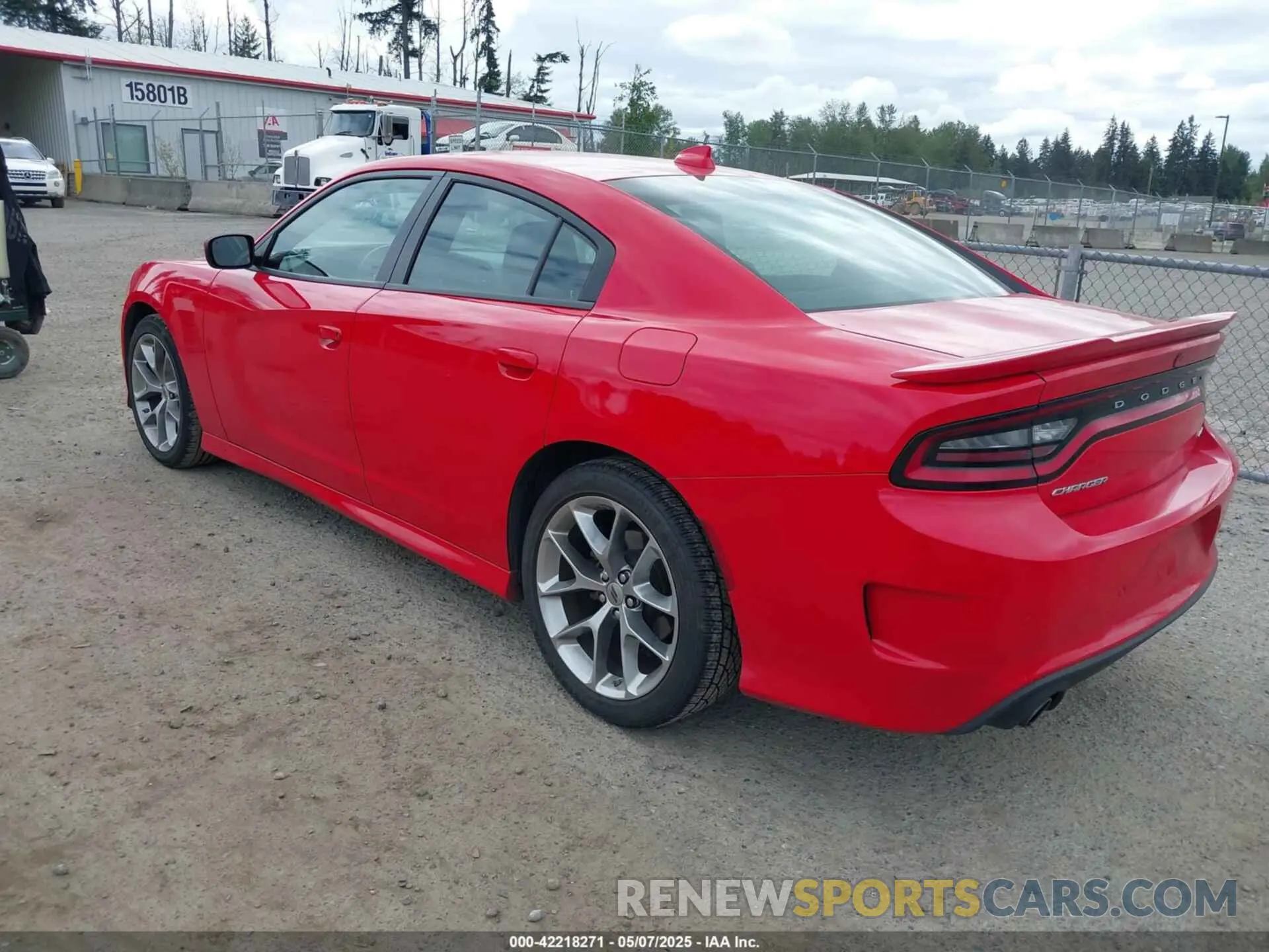 3 fotografías del automóvil dañado 2C3CDXHG4NH166072 DODGE CHARGER 2022