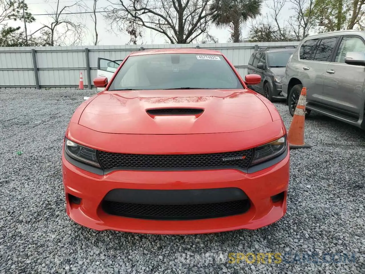 5 fotografías del automóvil dañado 2C3CDXHG5NH263989 DODGE CHARGER 2022