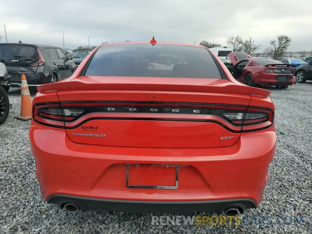 6 fotografías del automóvil dañado 2C3CDXHG5NH263989 DODGE CHARGER 2022