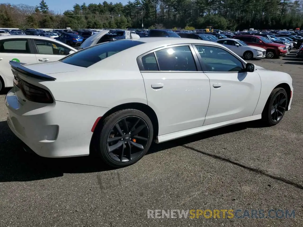 3 fotografías del automóvil dañado 2C3CDXHG6NH236185 DODGE CHARGER 2022