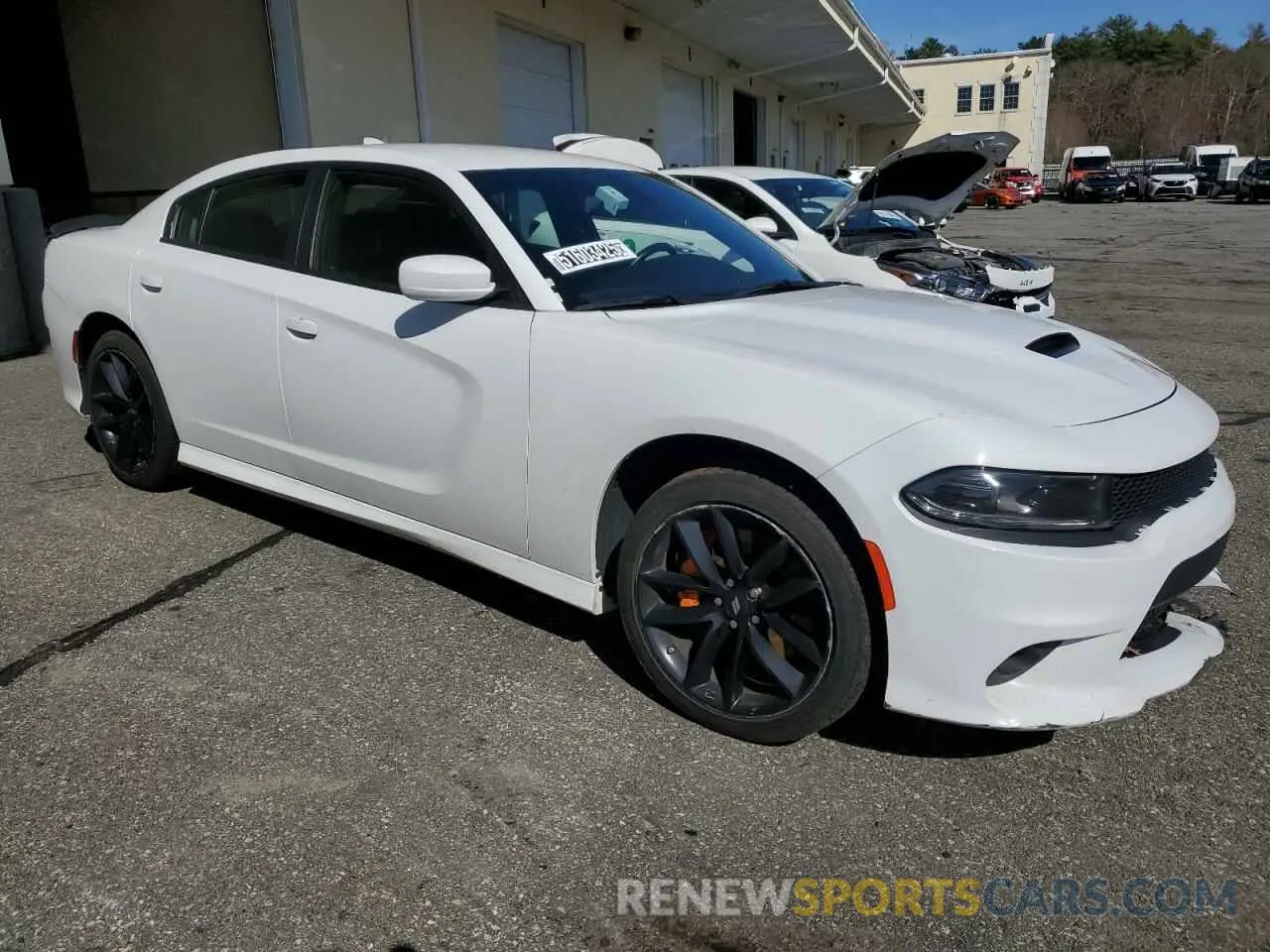 4 fotografías del automóvil dañado 2C3CDXHG6NH236185 DODGE CHARGER 2022