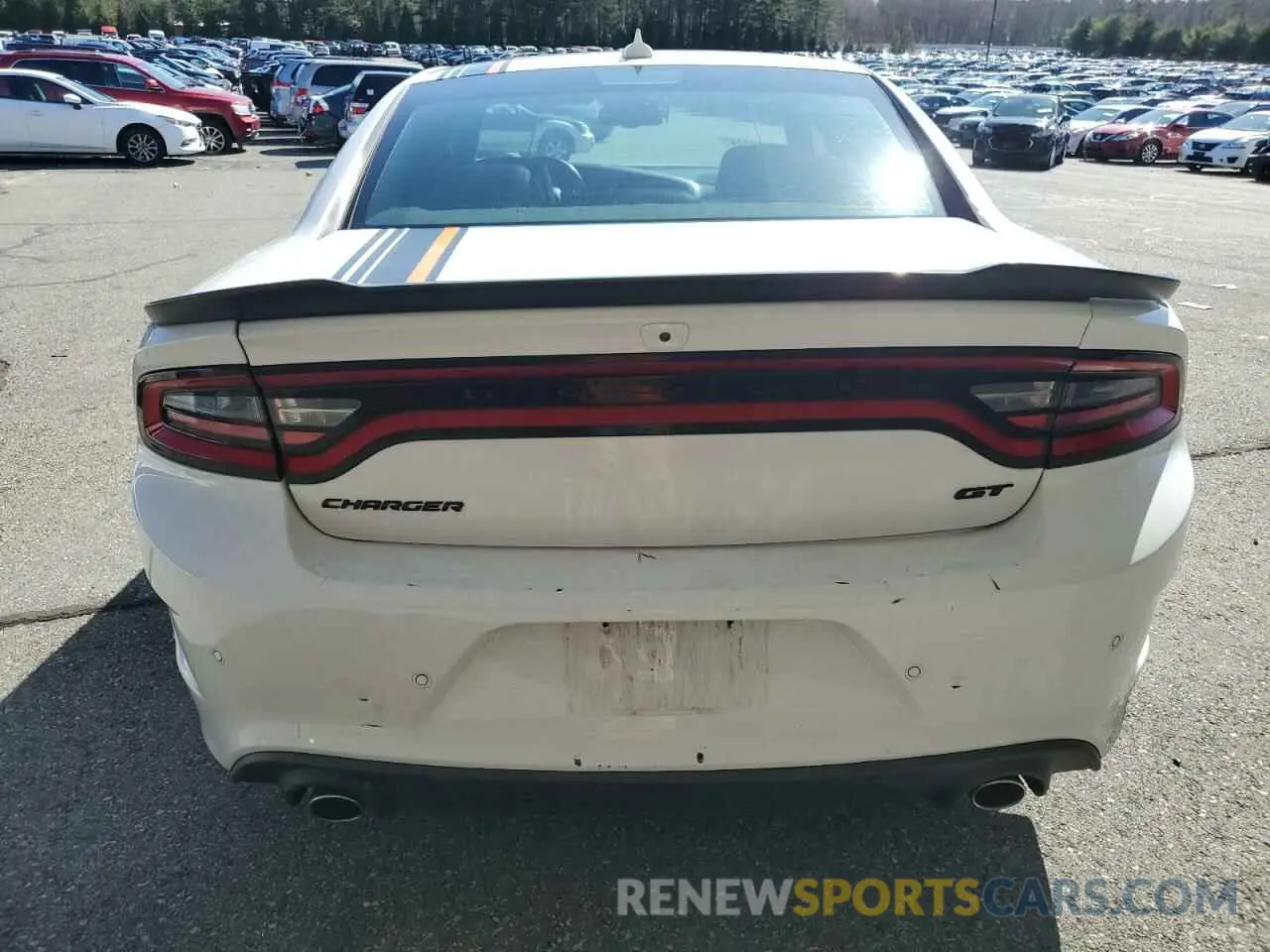 6 fotografías del automóvil dañado 2C3CDXHG6NH236185 DODGE CHARGER 2022