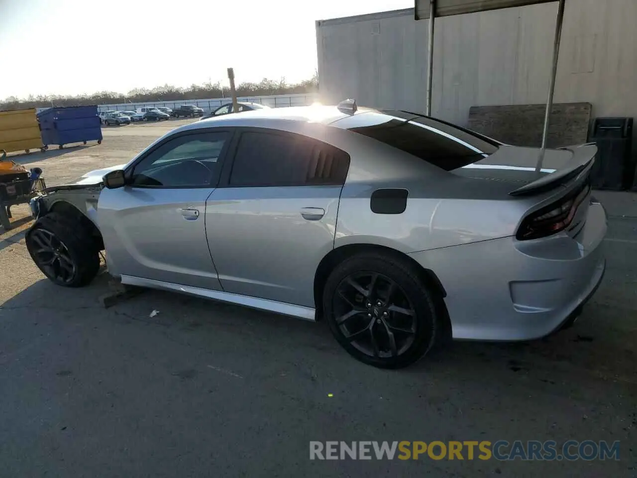 2 fotografías del automóvil dañado 2C3CDXHG6NH264293 DODGE CHARGER 2022
