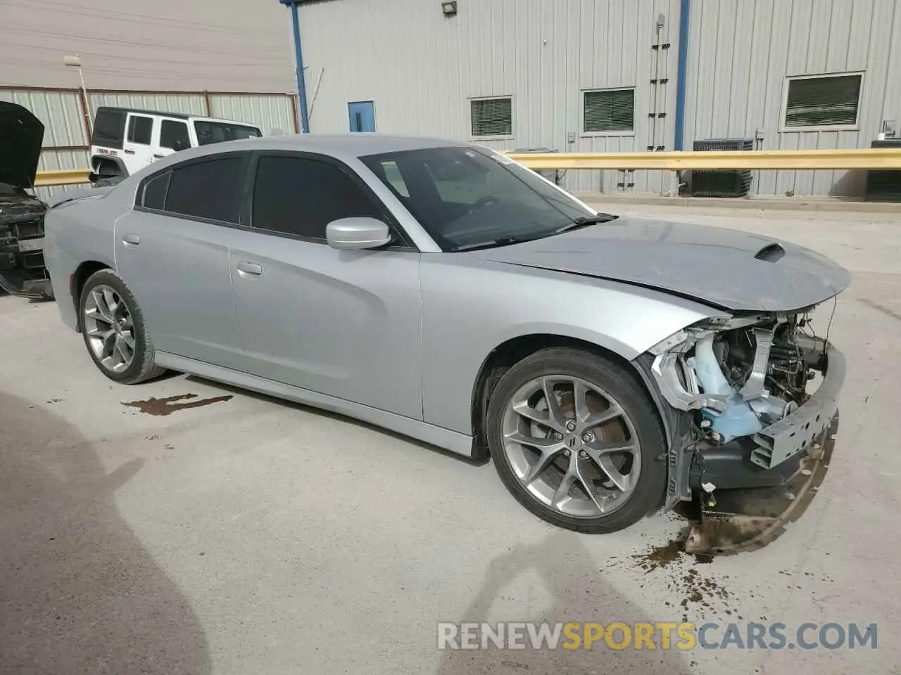 4 fotografías del automóvil dañado 2C3CDXHG7NH125841 DODGE CHARGER 2022