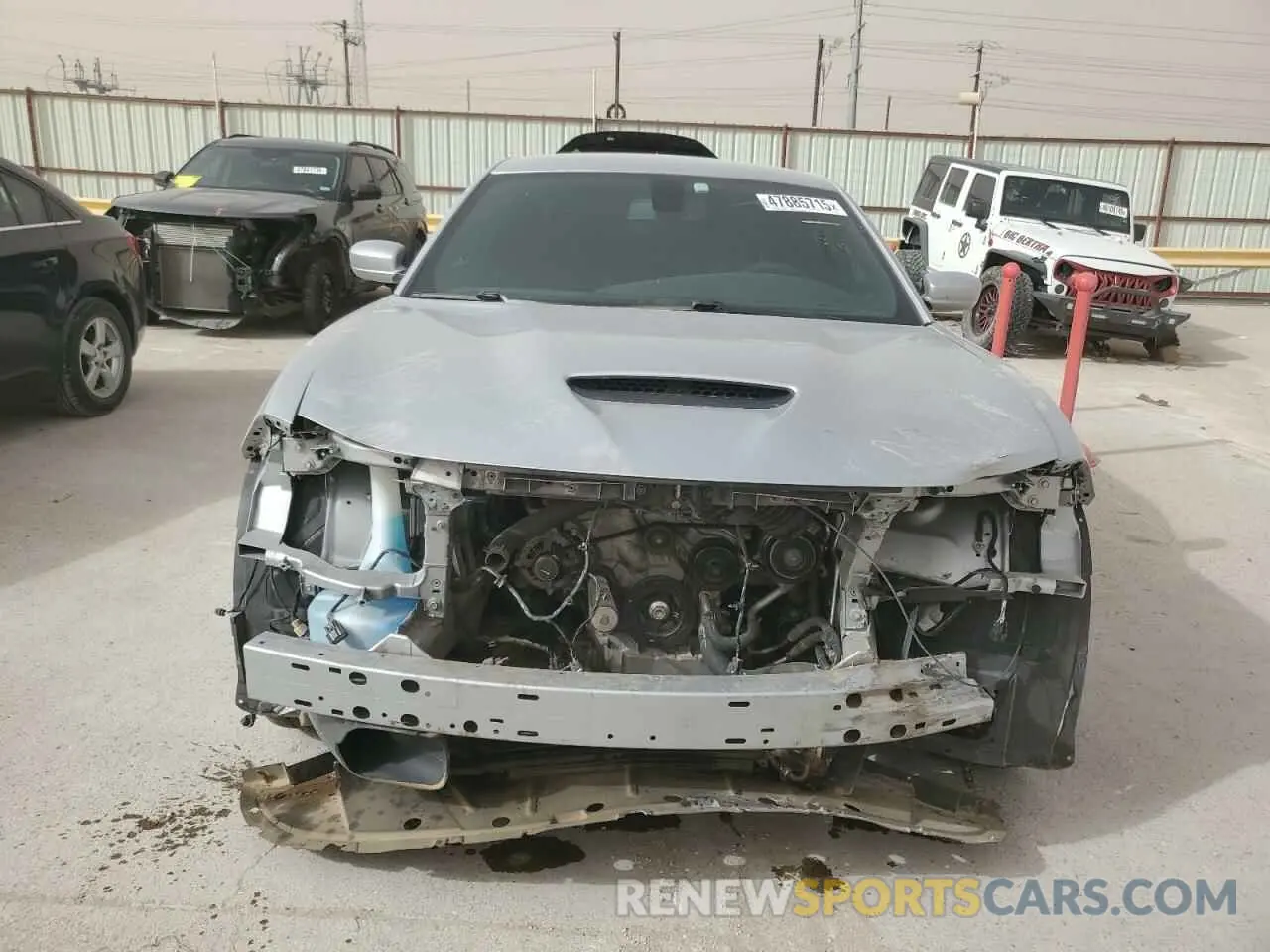 5 fotografías del automóvil dañado 2C3CDXHG7NH125841 DODGE CHARGER 2022