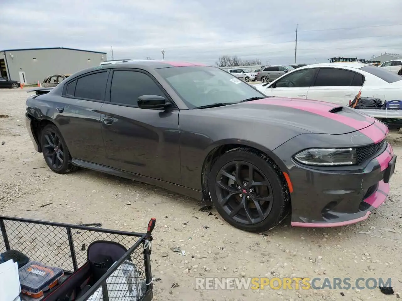 4 fotografías del automóvil dañado 2C3CDXHG8NH206170 DODGE CHARGER 2022