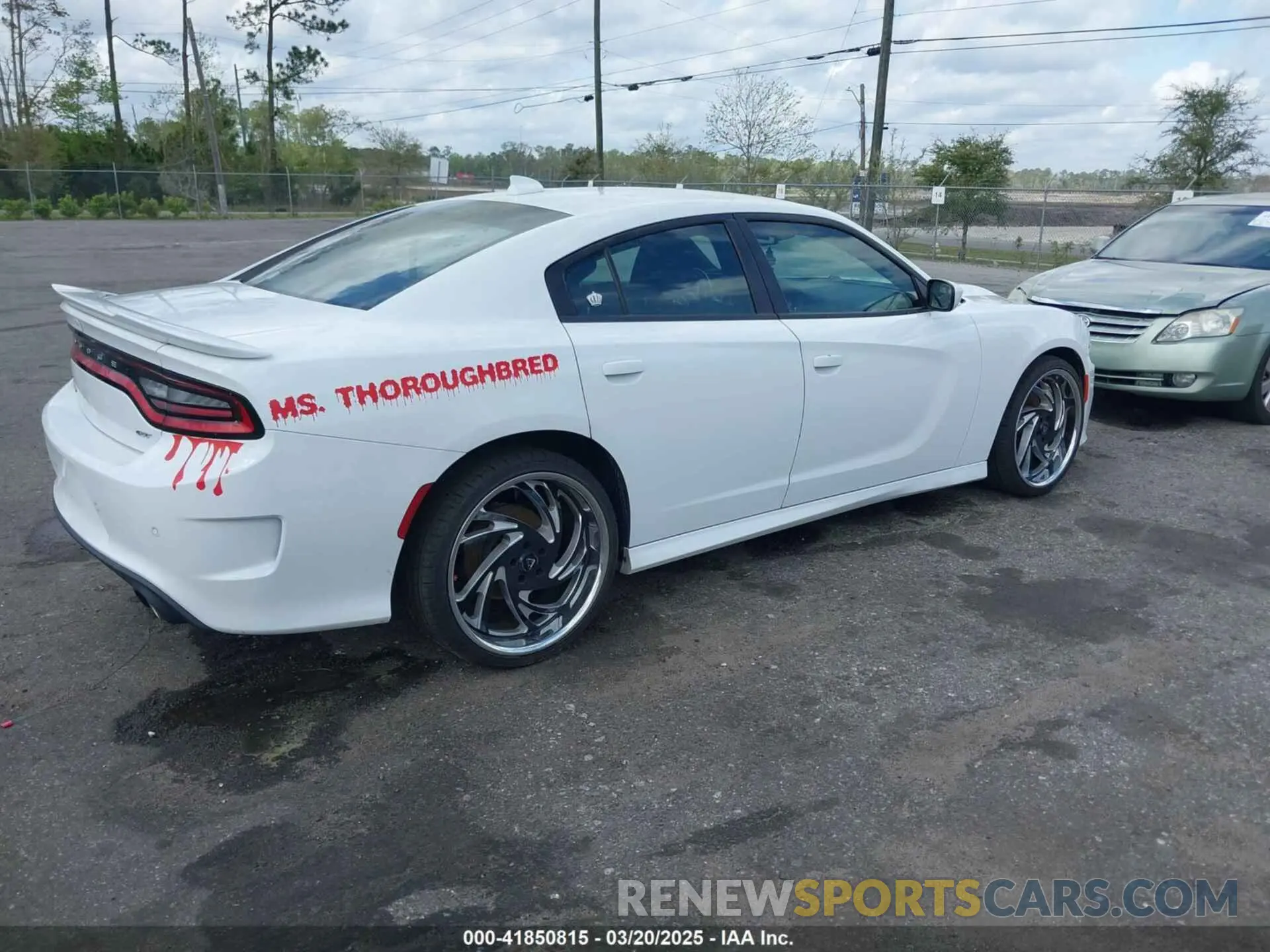 4 fotografías del automóvil dañado 2C3CDXHG8NH259757 DODGE CHARGER 2022