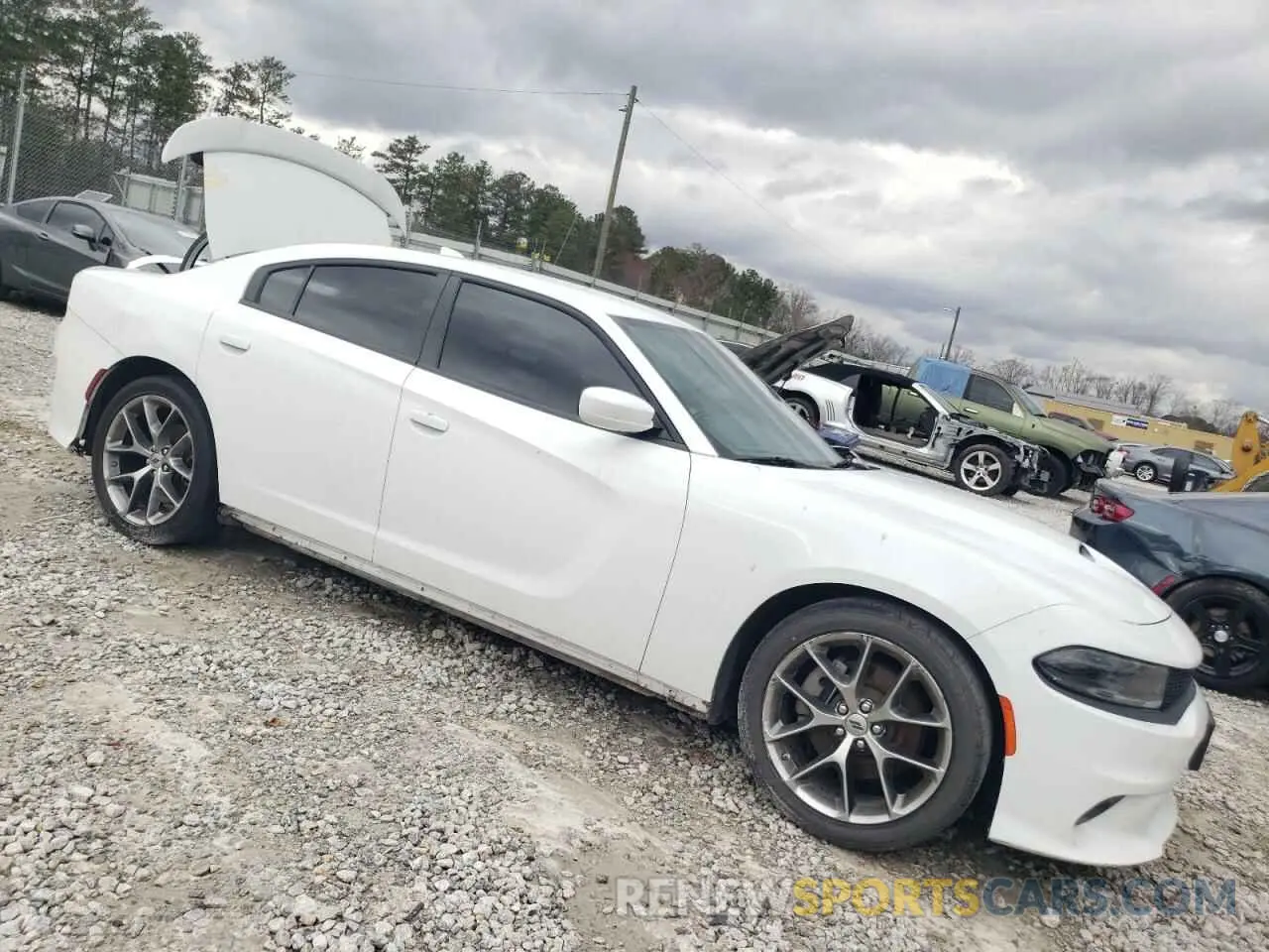4 fotografías del automóvil dañado 2C3CDXHGXNH176508 DODGE CHARGER 2022