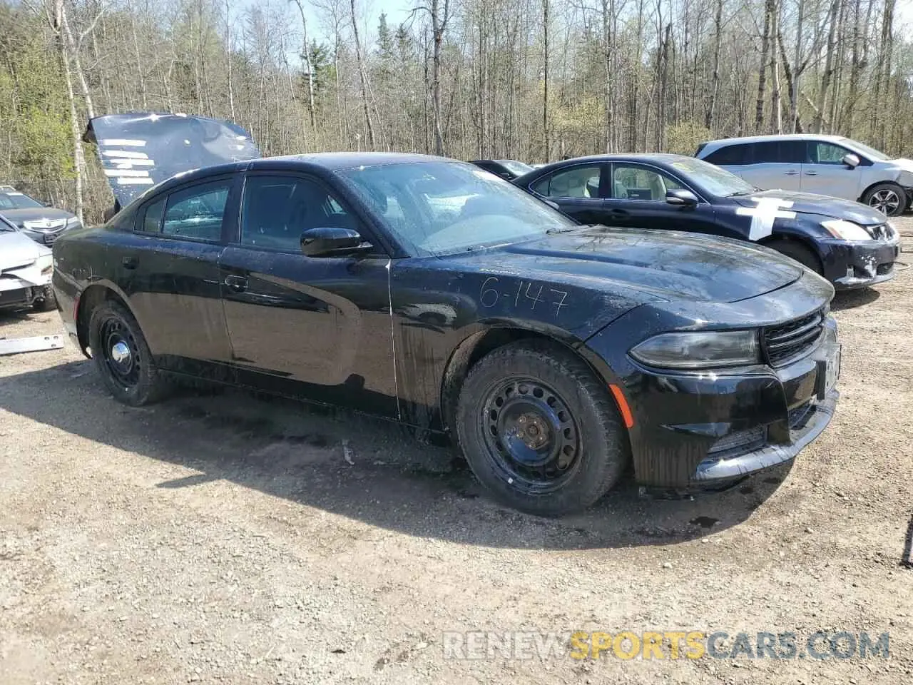 4 fotografías del automóvil dañado 2C3CDXKG0NH130596 DODGE CHARGER 2022