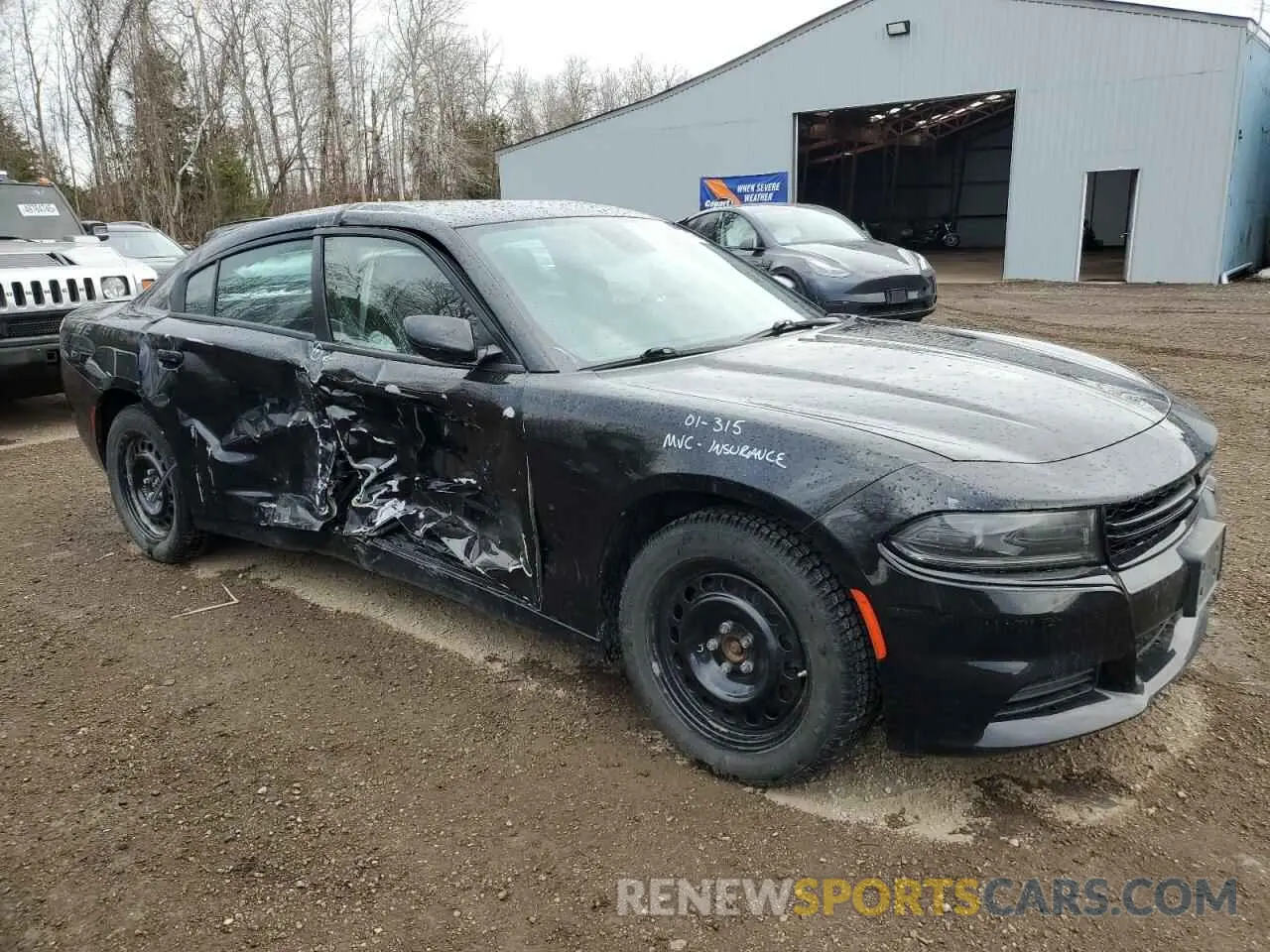 4 fotografías del automóvil dañado 2C3CDXKG8NH130605 DODGE CHARGER 2022