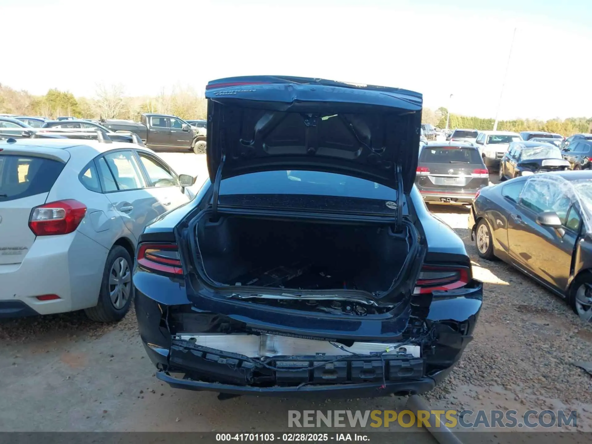 6 fotografías del automóvil dañado 2C3CDXKG8NH193557 DODGE CHARGER 2022
