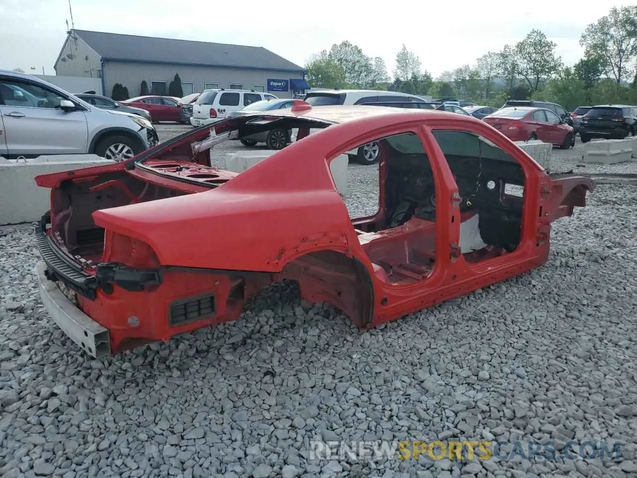3 fotografías del automóvil dañado 2C3CDXL98NH100813 DODGE CHARGER 2022