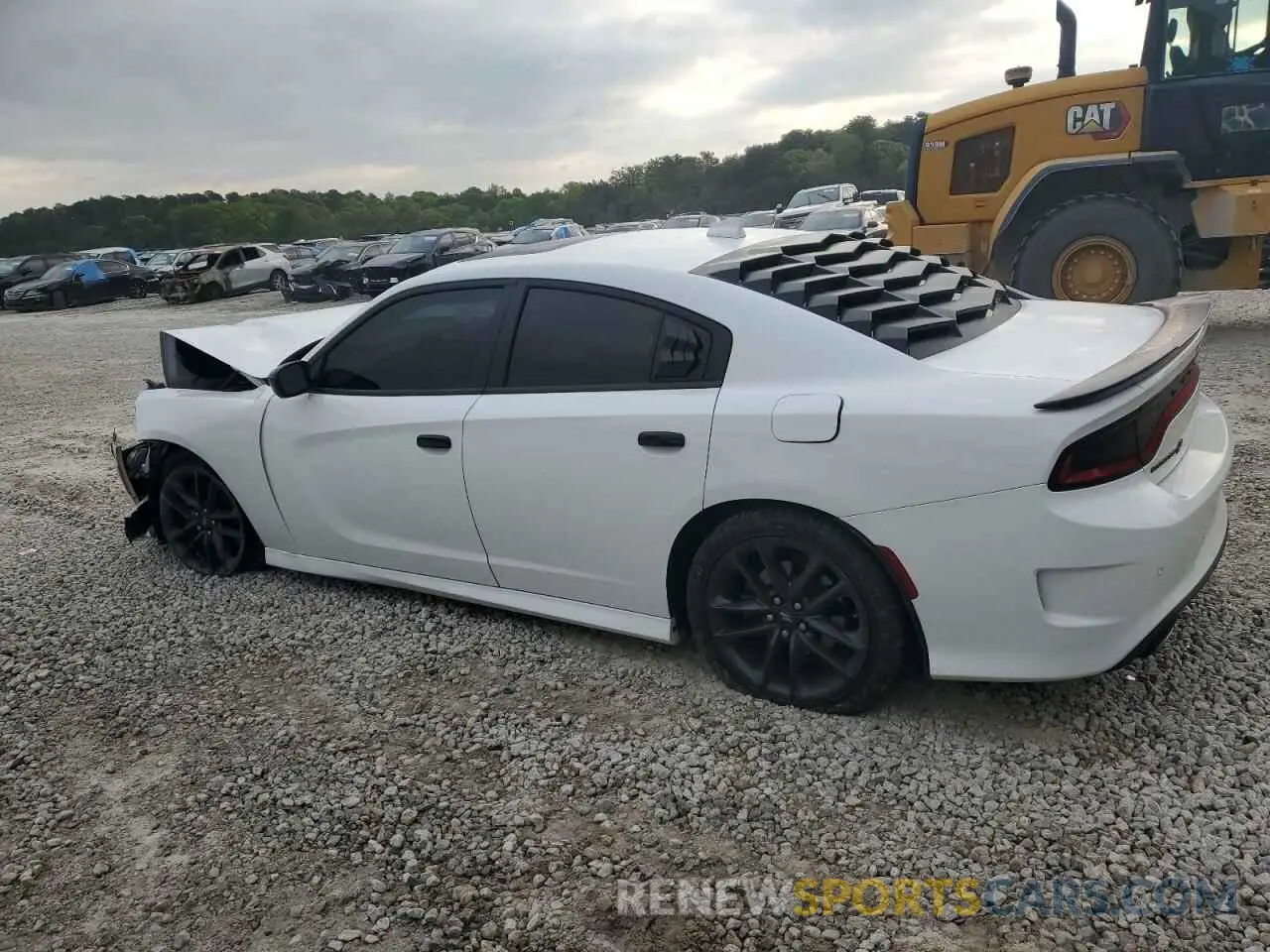 2 fotografías del automóvil dañado 2C3CDXMG6NH158481 DODGE CHARGER 2022