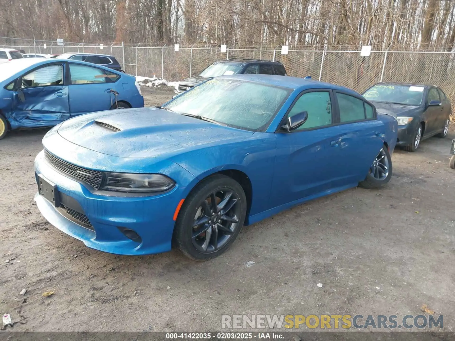 2 fotografías del automóvil dañado 2C3CDXMG7NH163530 DODGE CHARGER 2022