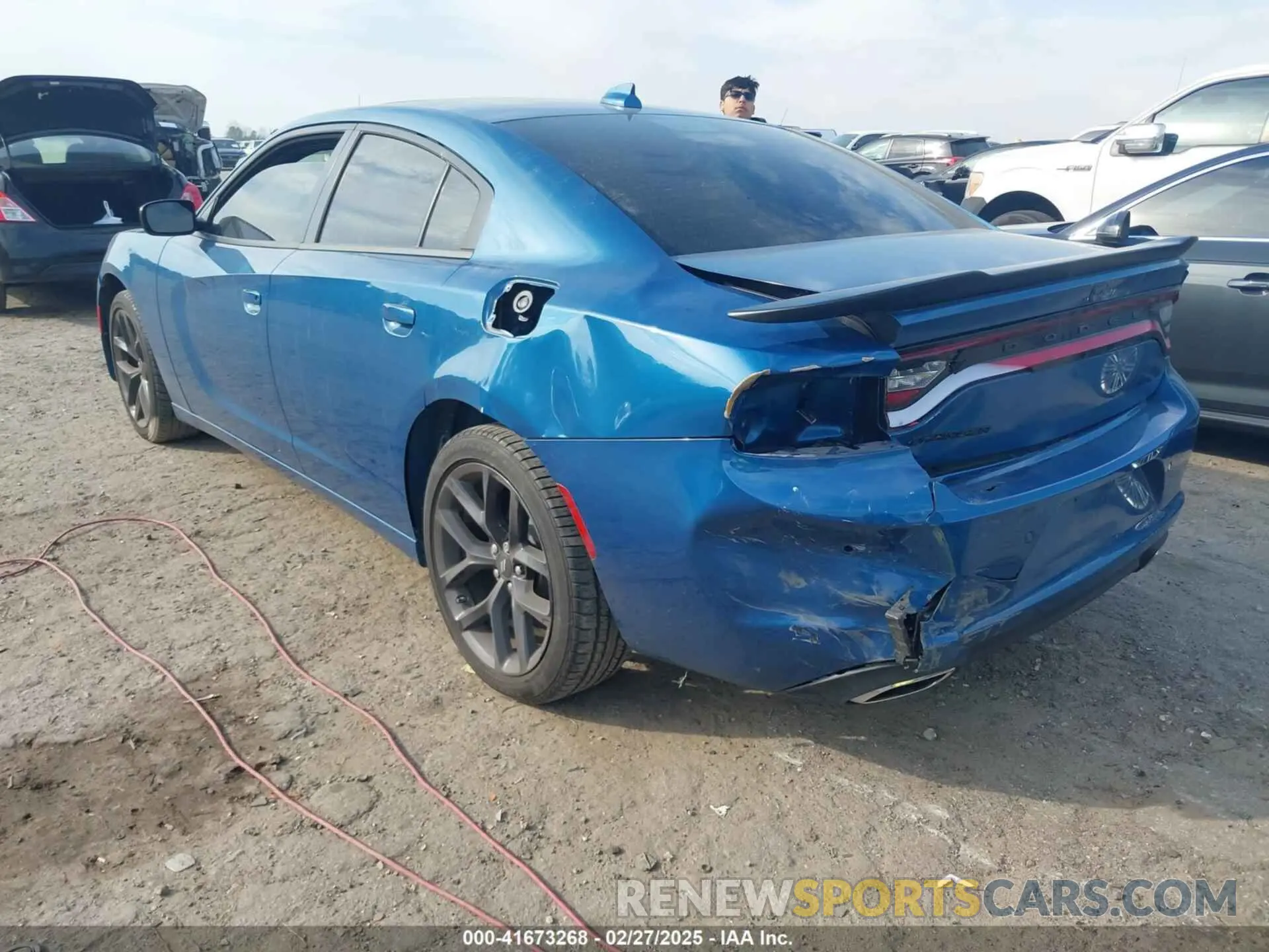 3 fotografías del automóvil dañado 2C3CDXBG0PH504529 DODGE CHARGER 2023